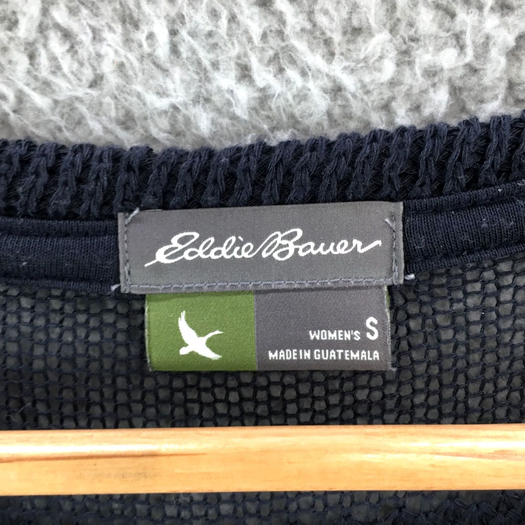 Eddie Bauer Eddie Bauer Sweater Tee Top Womens Small Black Knit 3/4 Sleeve Casual Knit Pullover Modern Open-Knit Regular Fit Adult Womens Size S / US 4 / IT 40 - 6 Thumbnail