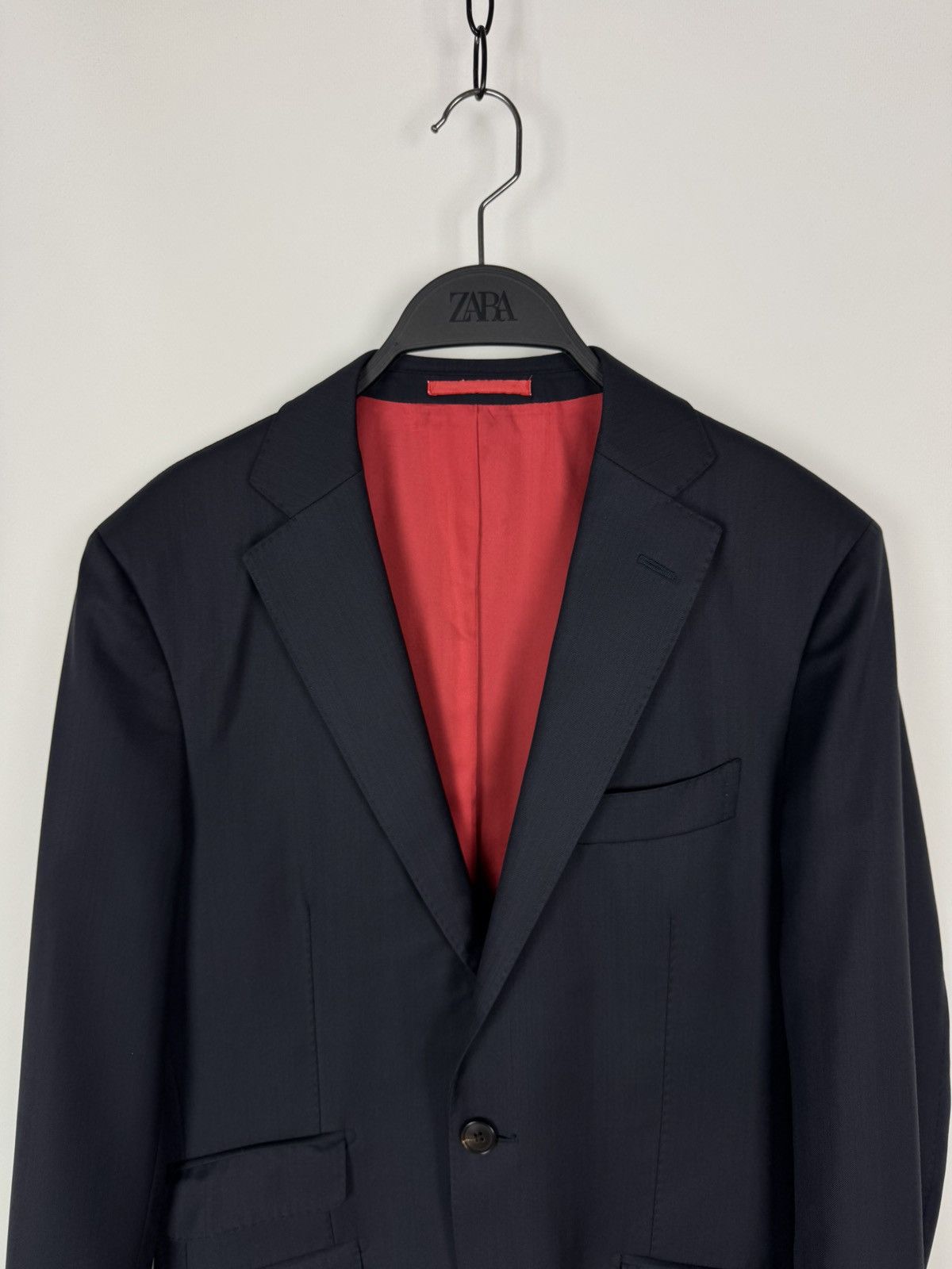 Suitsupply Suitsupply Sienna Wool Blue Men’s Blazer Jacket Size 46S - 3 Thumbnail