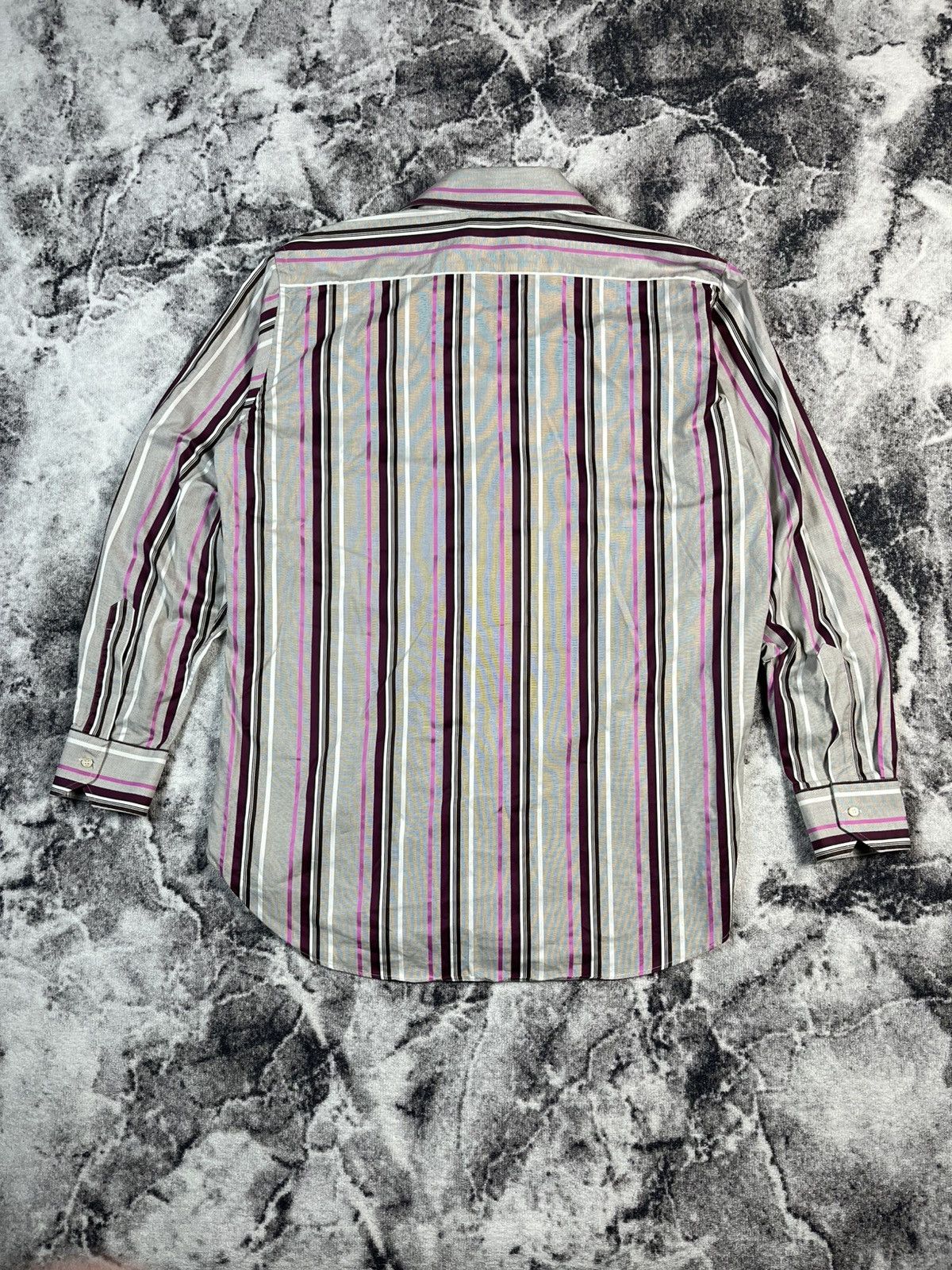 Etro Etro Milano Striped Button Up Shirt XL Size US XL / EU 56 / 4 - 10 Thumbnail