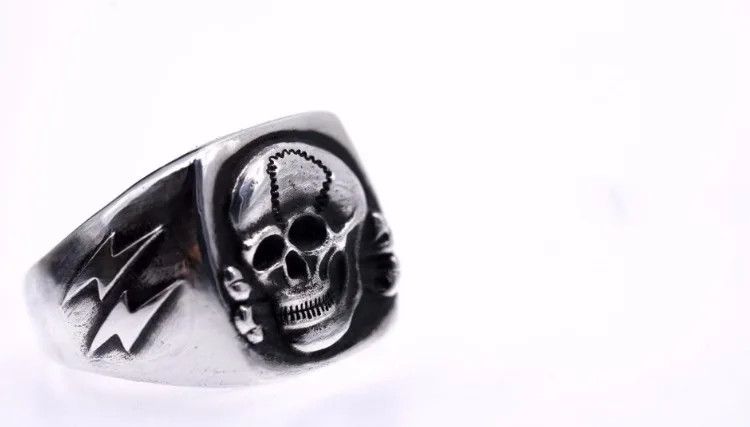 Jewelry Resizable High Voltage Danger Warning Signal Ring Size ONE SIZE - 2 Thumbnail