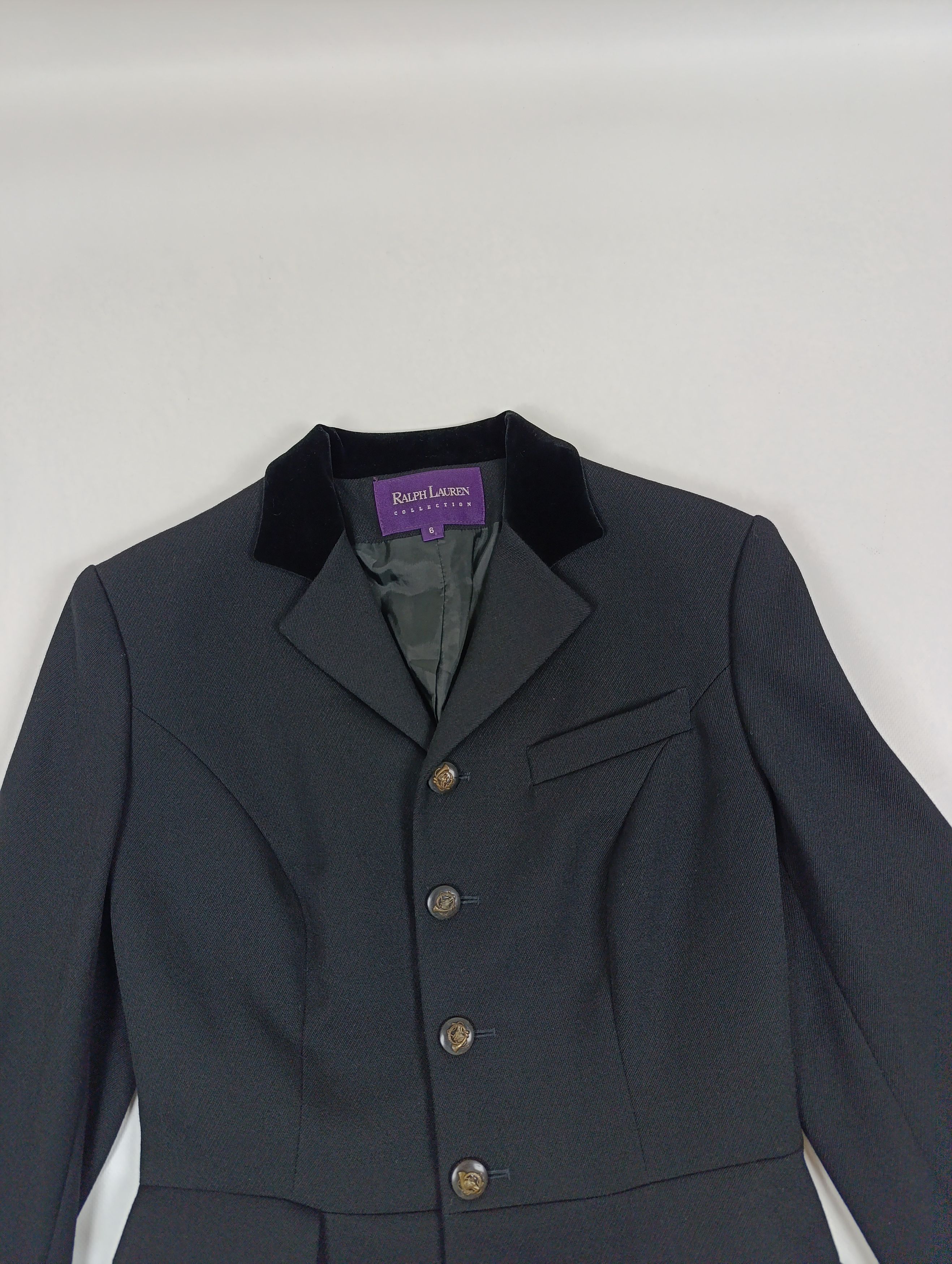 Polo Ralph Lauren POLO RALPH PURPLE LABEL WOMEN'S WOOL COAT Size M / US 6-8 / IT 42-44 - 2 Thumbnail