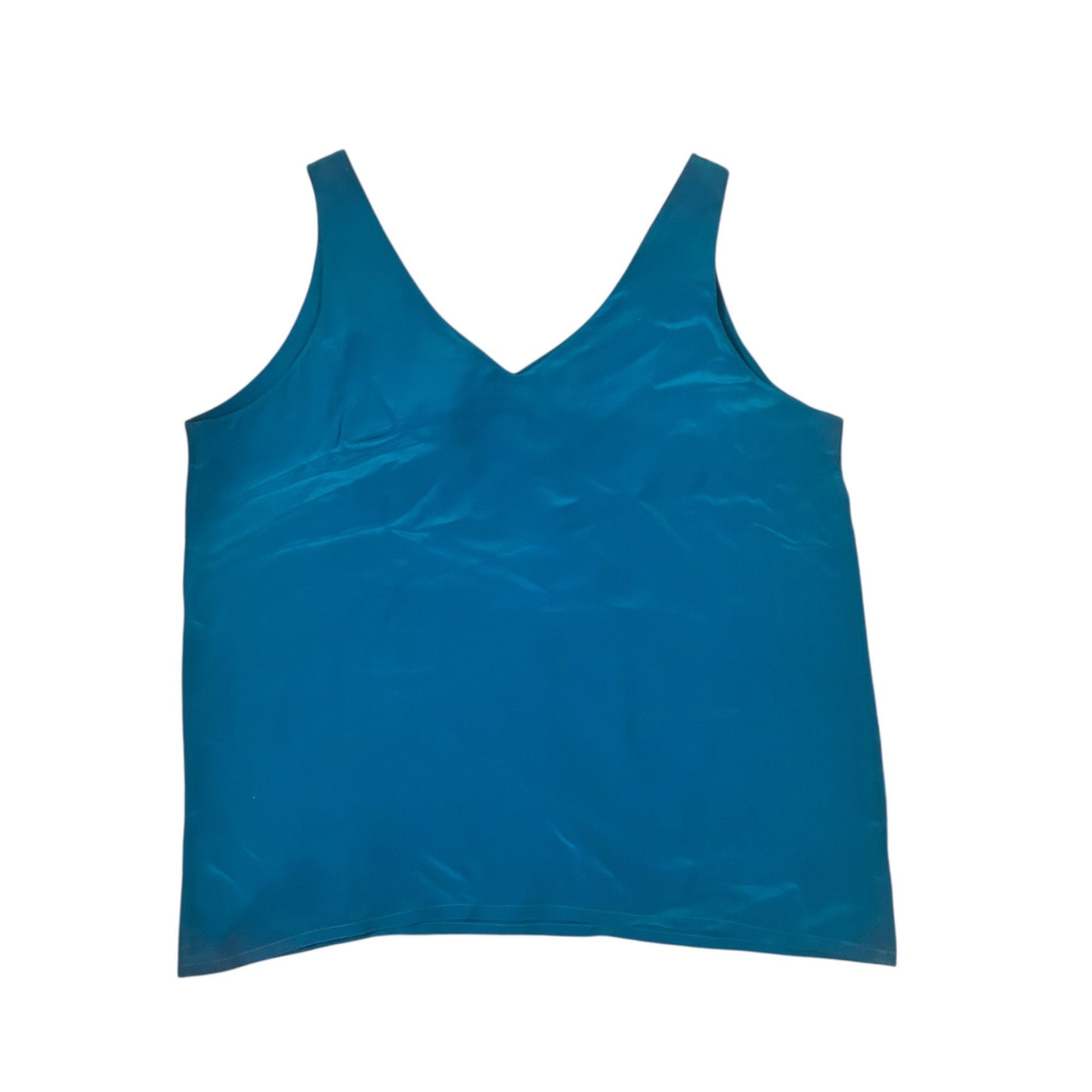 Vintage Vintage Autograph 100% Silk Shell Turquoise Jewel Tone Blous Size L / US 10 / IT 46 - 5 Thumbnail