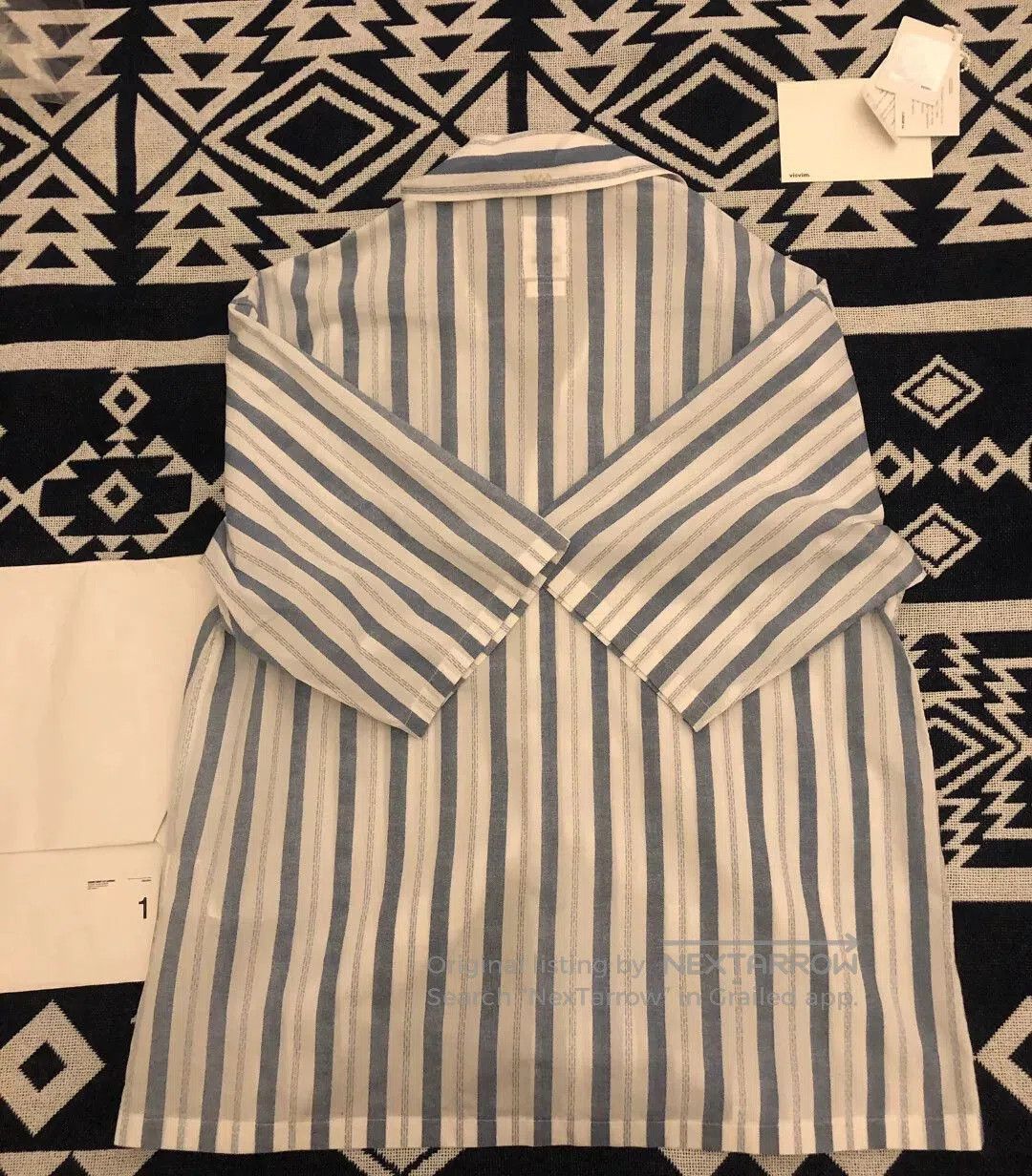 Visvim Visvim 20SS CORNET S/S Blue Stripe Shirt. Size US S / EU 44-46 / 1 - 6 Thumbnail