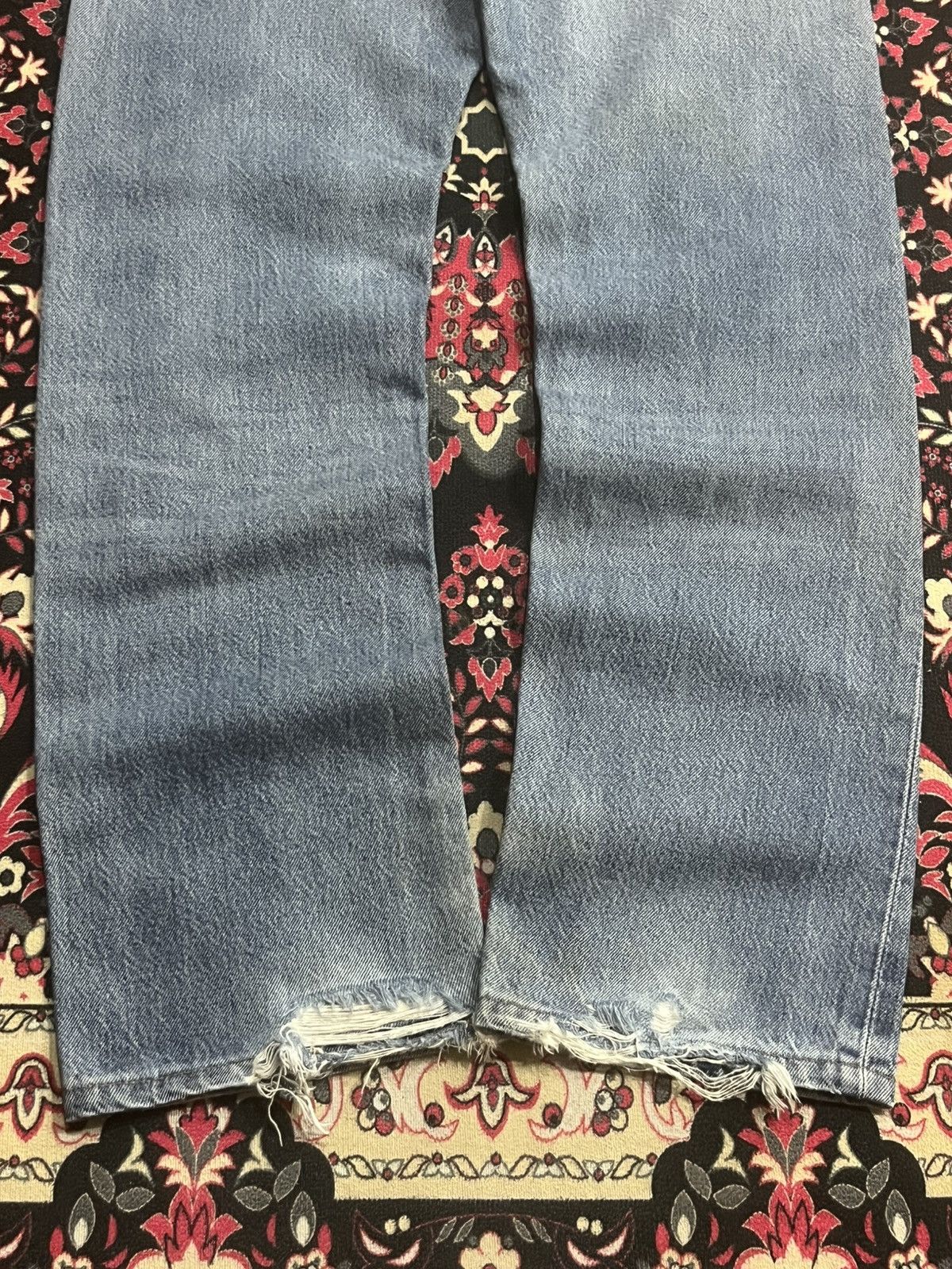 Levi's Levi’s 501 Big E Red Tab USA Flag Label Non Selvedge Jeans Size US 30 / EU 46 - 13 Thumbnail