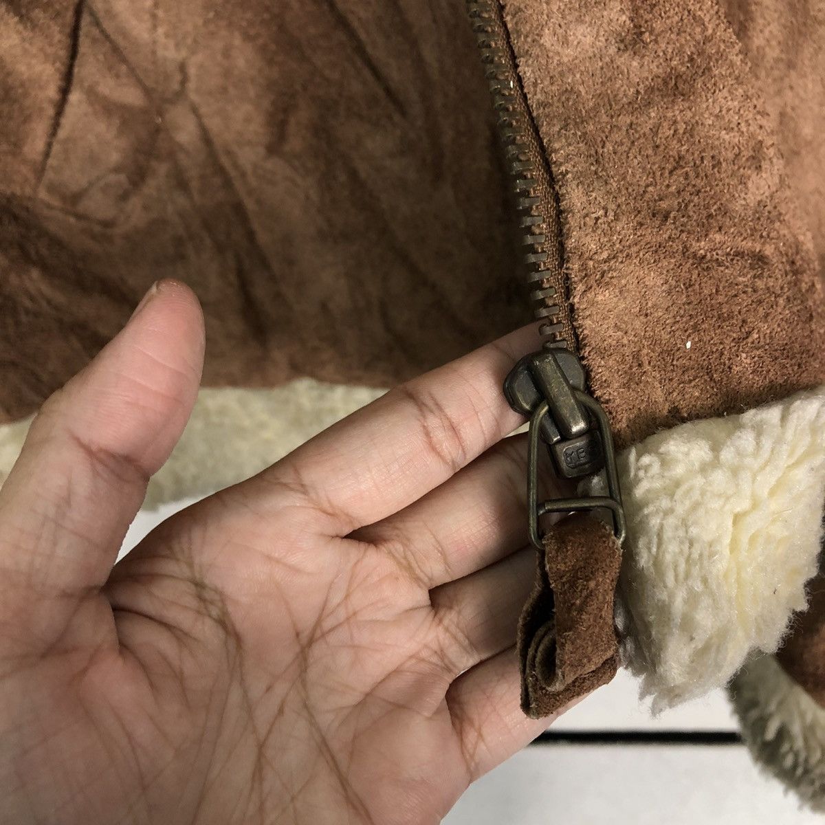 Japanese Brand 🔥Vtg Biker Leather Jacket Shearling Japan Pitch 45 Size US M / EU 48-50 / 2 - 14 Thumbnail