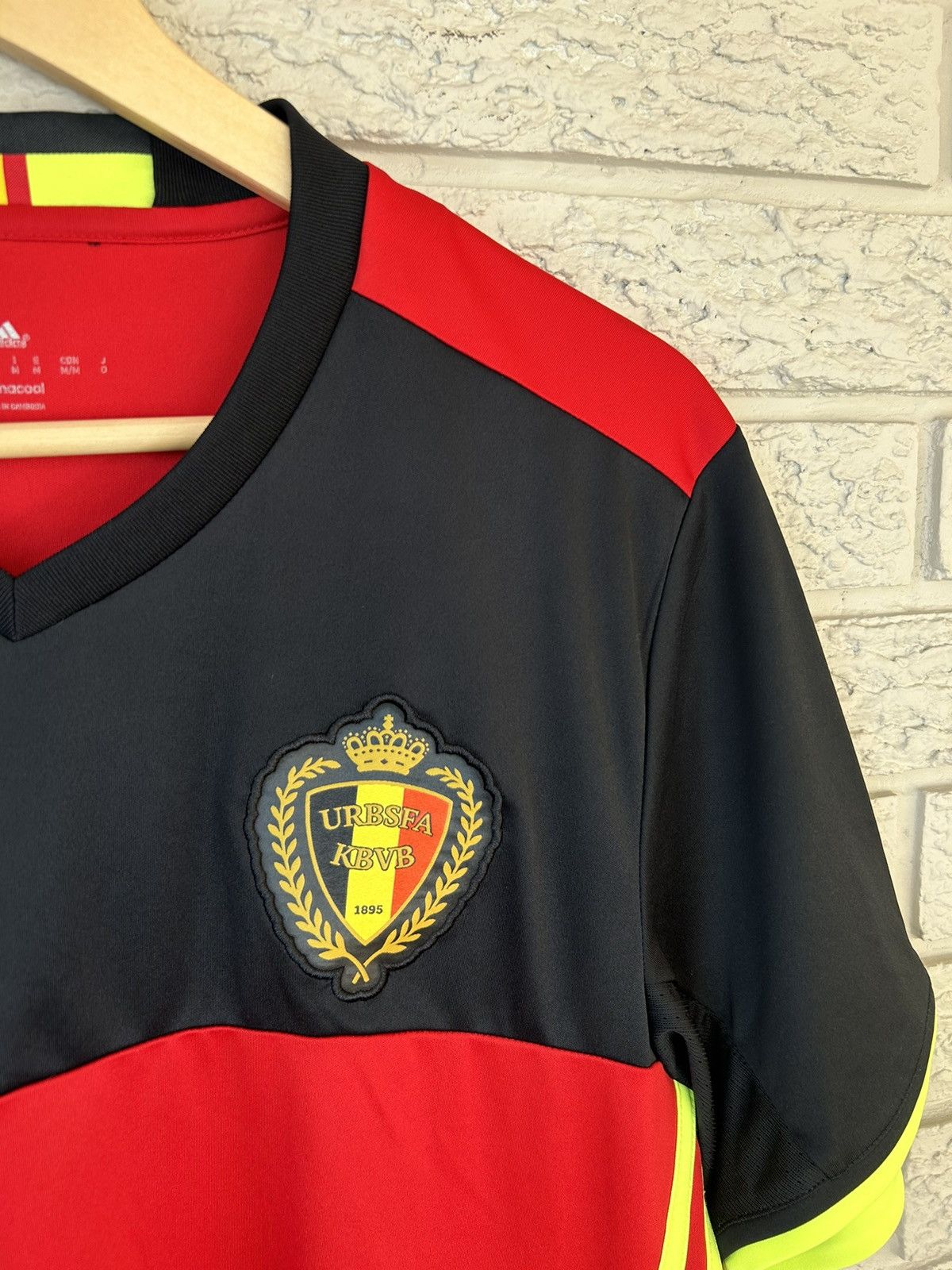 Adidas × Vintage Adidas Belgium 2015 National Team Home Jersey Size US M / EU 48-50 / 2 - 3 Thumbnail