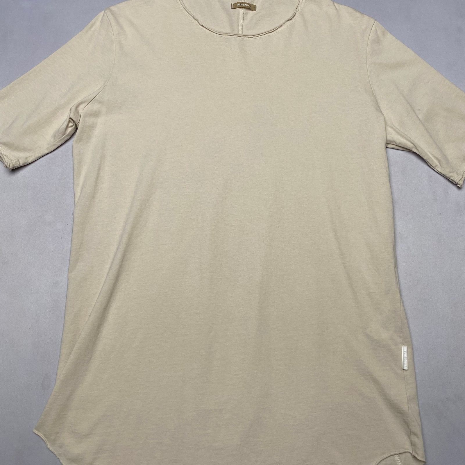 Imperial Imperial Curve Hem Short Sleeve T Shirt Small Made in Italy Size US S / EU 44-46 / 1 - 2 Thumbnail