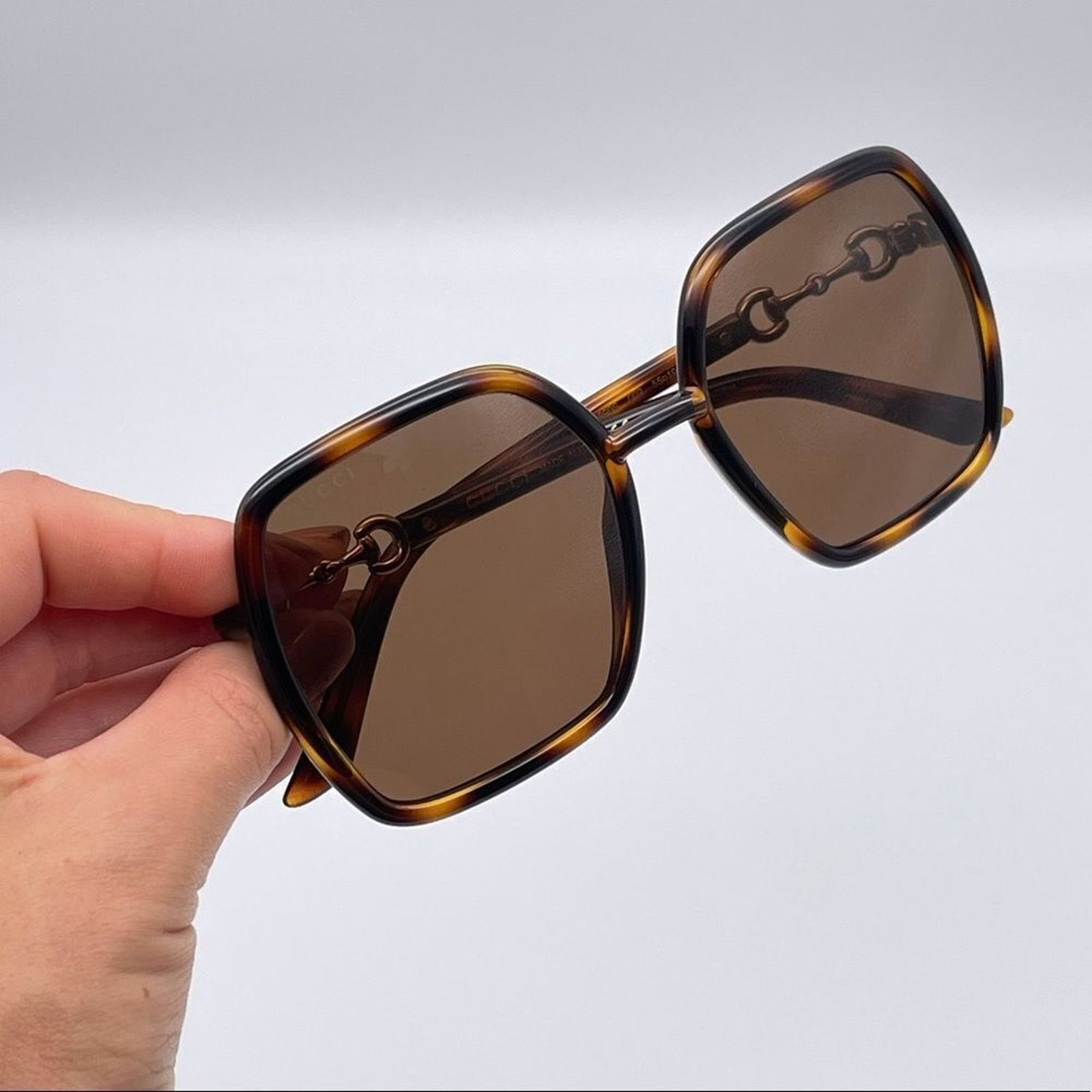 Gucci BRAND NEW GUCCI GG0890S 002 Havana Women Sunglasses Size ONE SIZE - 8 Thumbnail