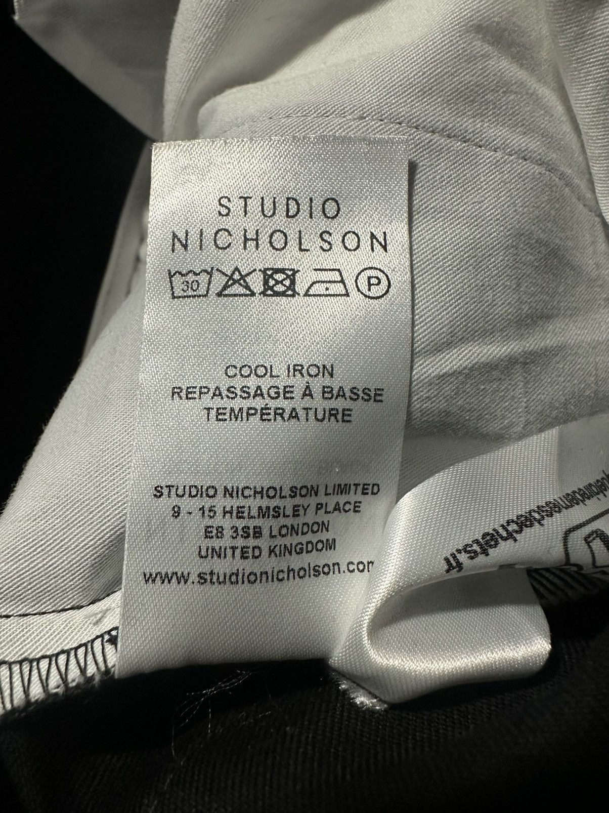 Studio Nicholson Studio Nicholson Black Bill Trousers XS Size US 30 / EU 46 - 4 Thumbnail
