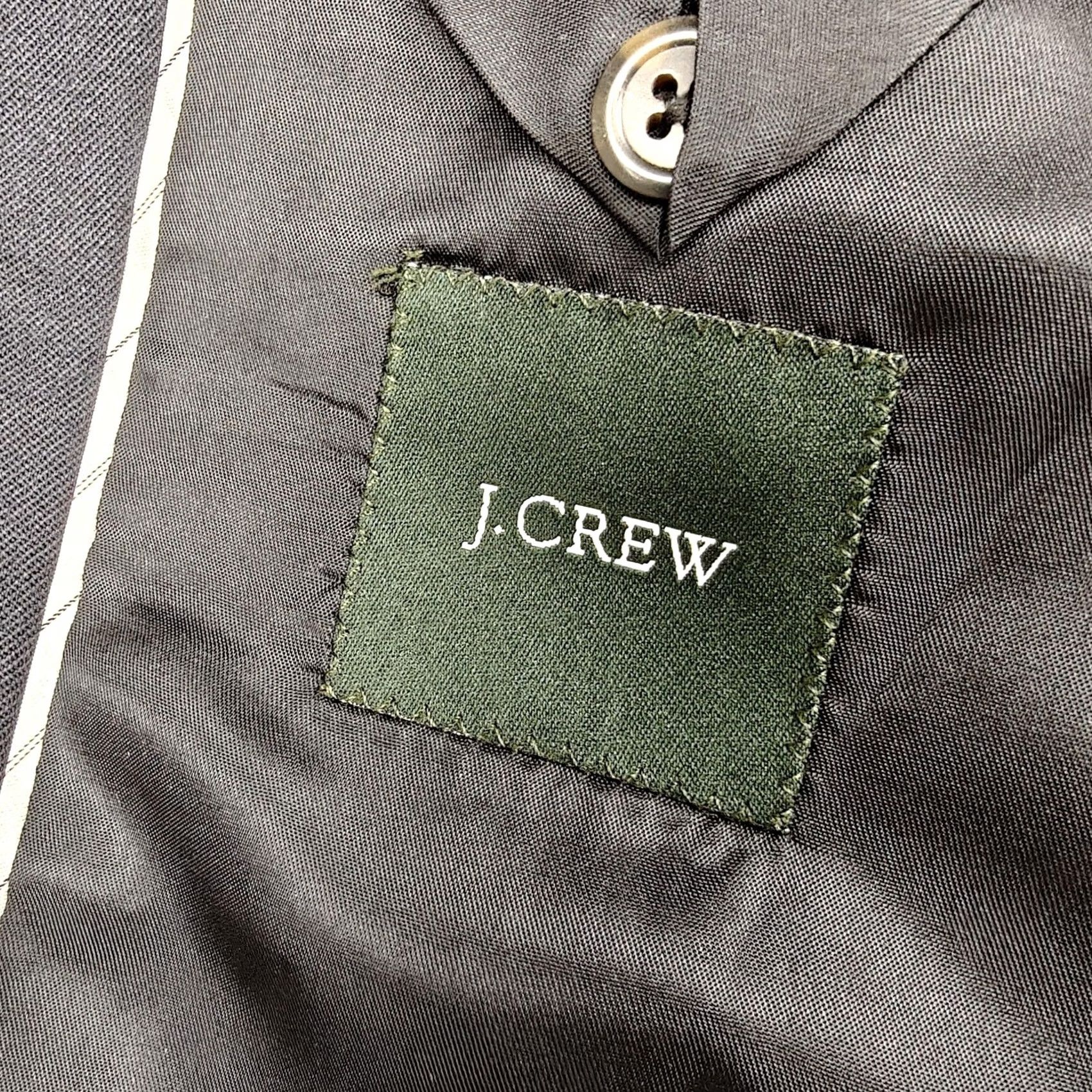 J.Crew J.CREW Gray Wool Suit Jacket 40R Mens Classic Business Size 40R - 5 Thumbnail