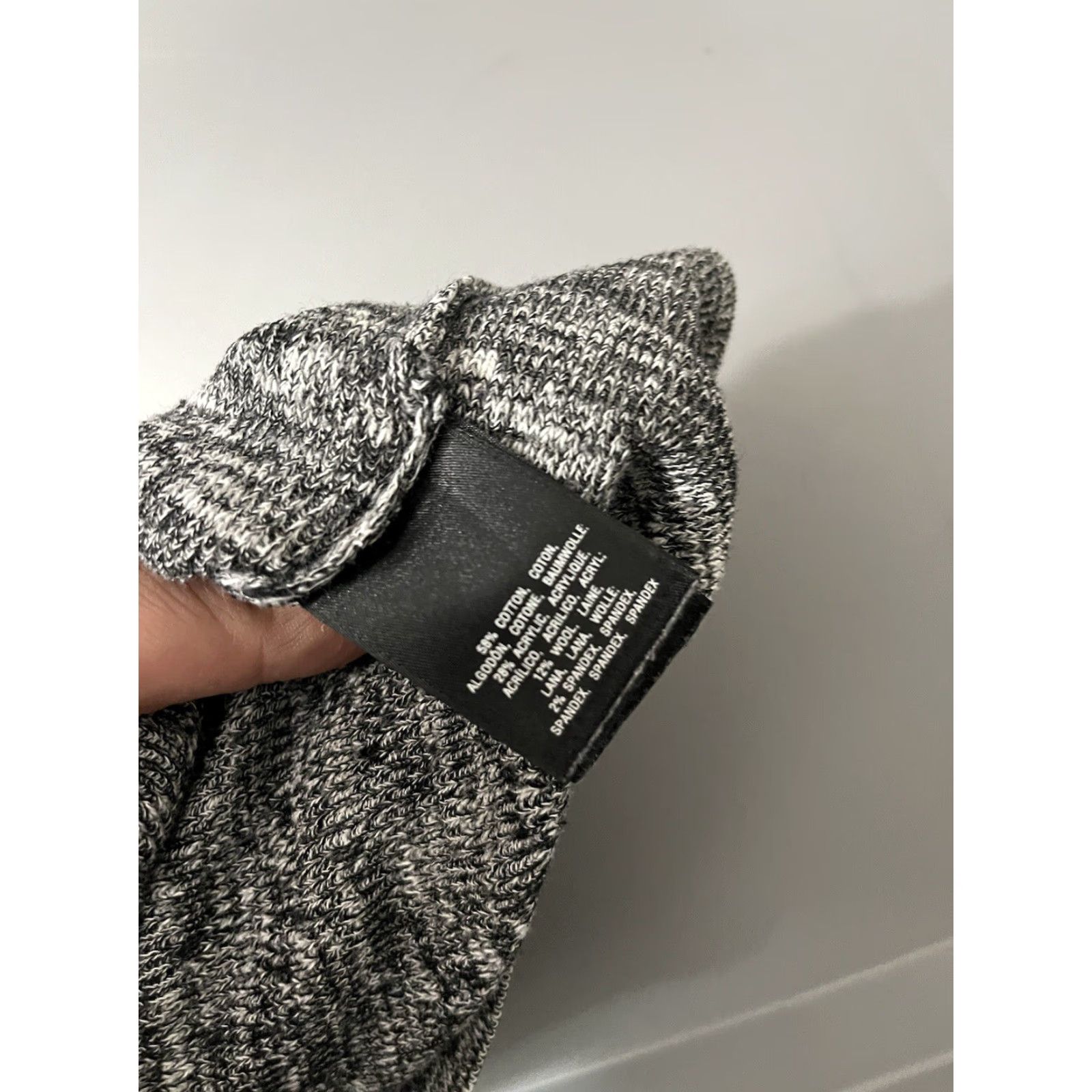 Anthropologie MOTH by Anthropologie Women Turtleneck Sweater Knit Pullover Medium Gray Dolman Sleeve Knit Style Exposed Seams Size M / US 6-8 / IT 42-44 - 7 Thumbnail