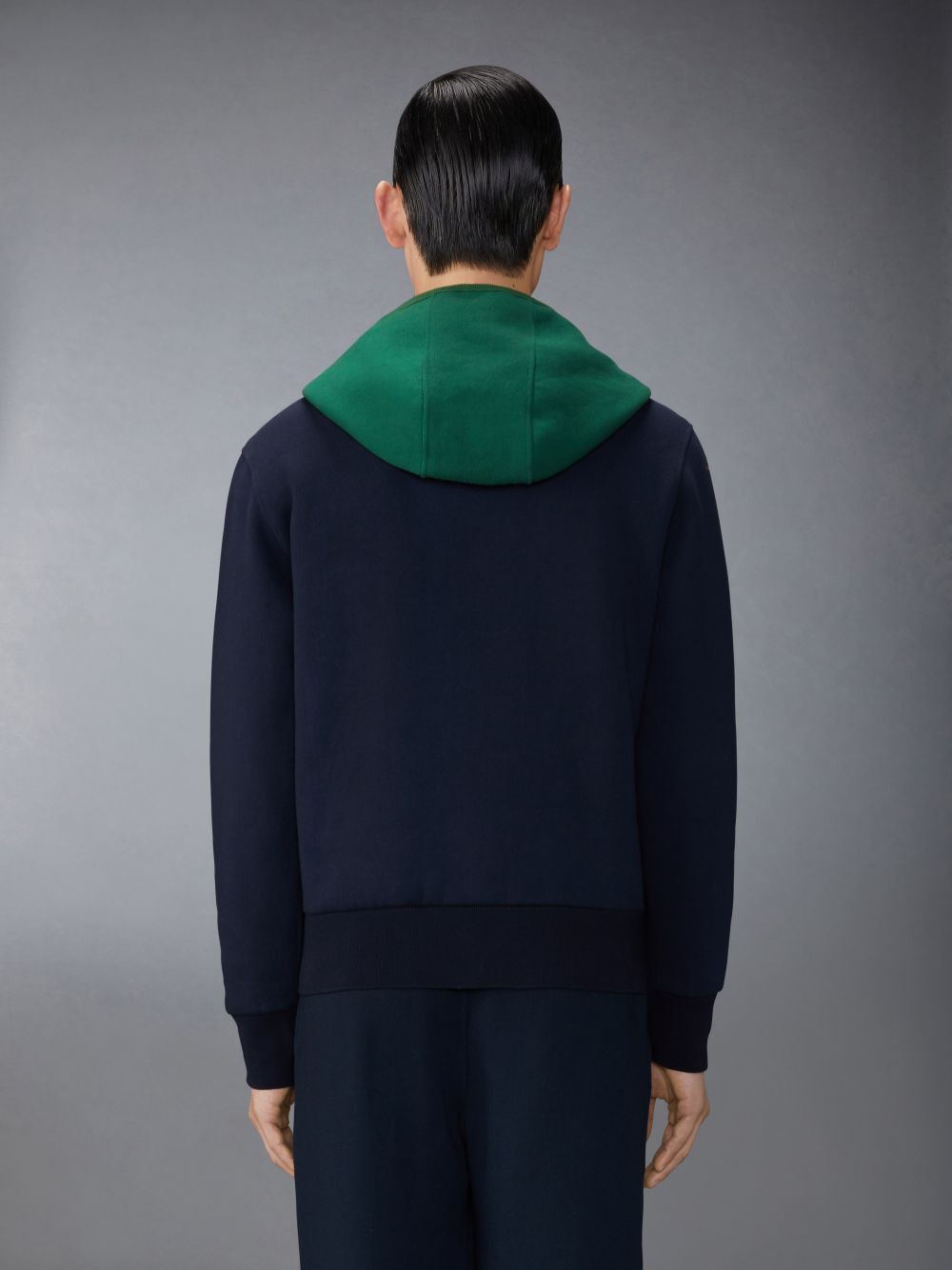 o1s22i1n1124 Hoodie in Black Green