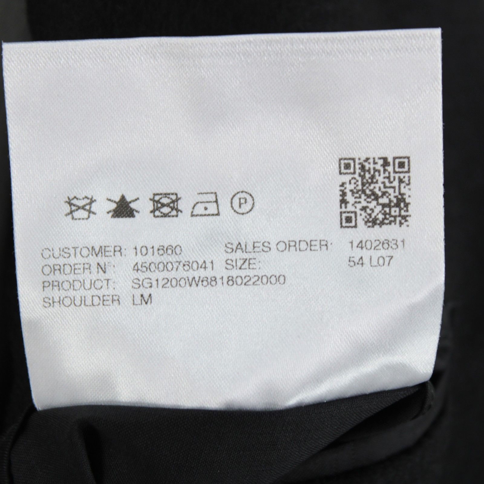 SARTORIO Sartorio Sport Coat Size 44 Long US in Black Size 44R - 9 Thumbnail