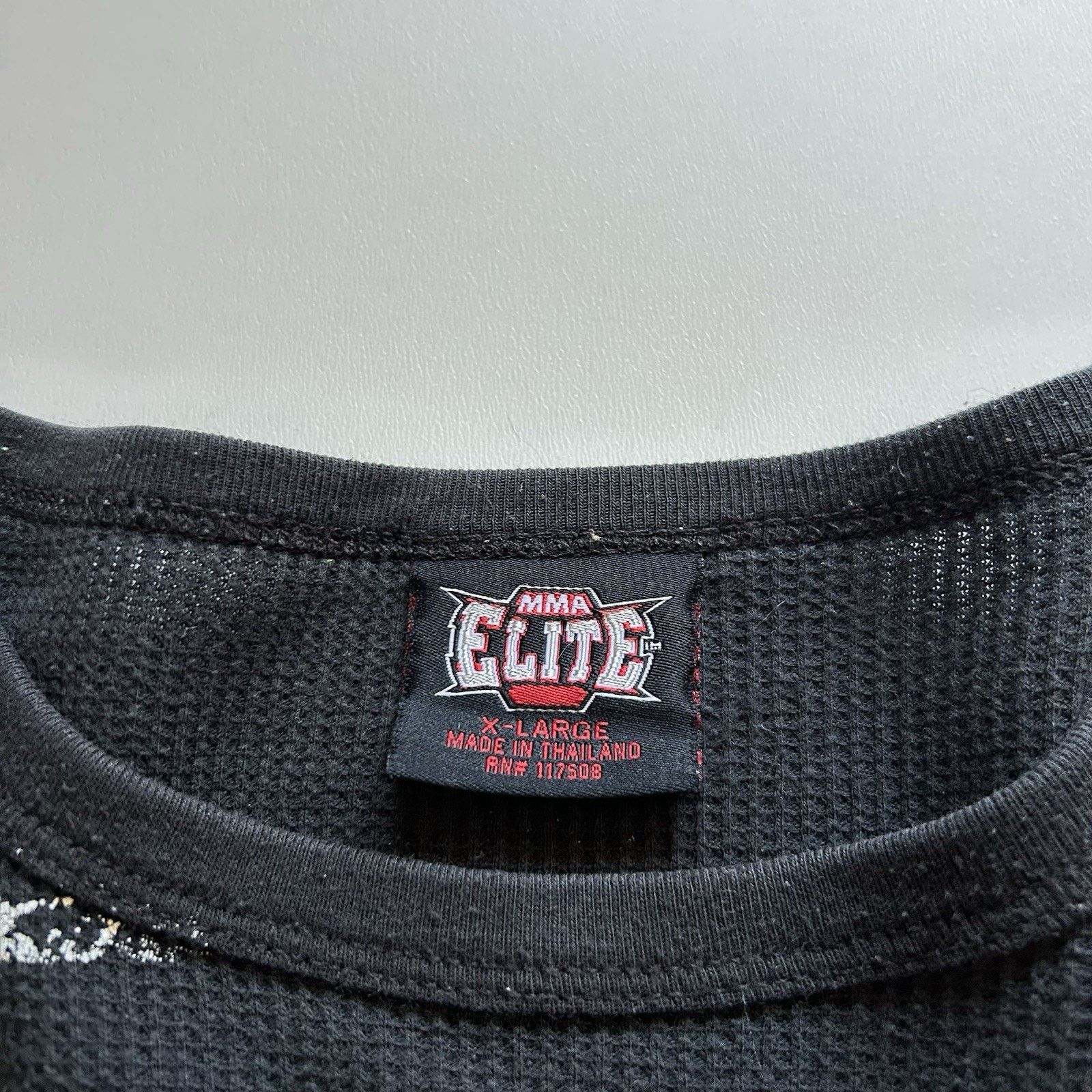 Vintage Vintage Y2K MMA Long Sleeve Shirt XL Waffle Thermal Cross Size US XL / EU 56 / 4 - 7 Thumbnail