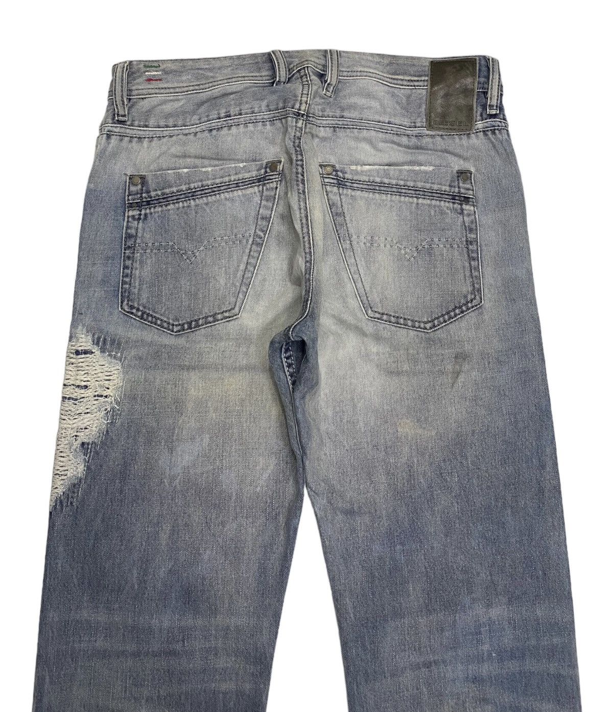 Diesel DIESEL BLUE EYECONS 2017/1 EDITION DISTRESSED DENIM JEANS Size US 31 - 7 Thumbnail