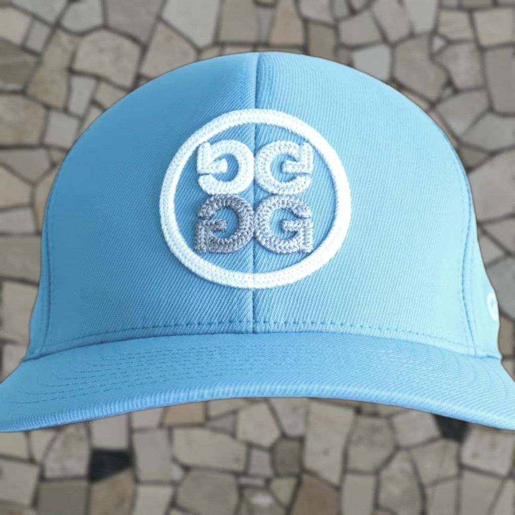 G/FORE G/Fore Circle G's Blue Woven Trucker Snapback Hat Men's OS Size ONE SIZE - 1 Thumbnail