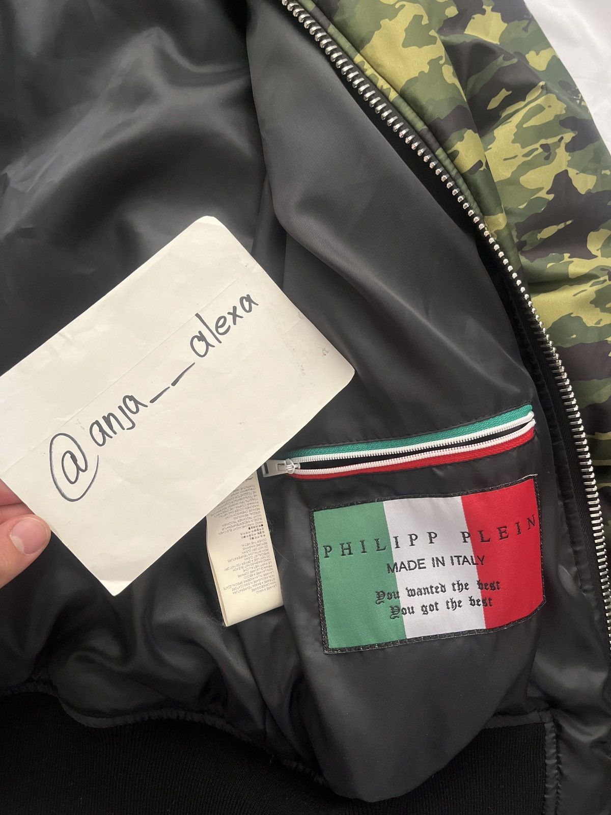 Philipp Plein Phillip Plein Camougreen bomber jacket Size US M / EU 48-50 / 2 - 3 Thumbnail
