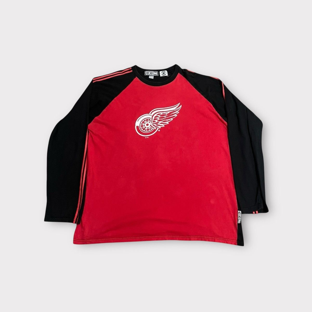 Vintage CCM Detroit Red Wing Shirt Oversized