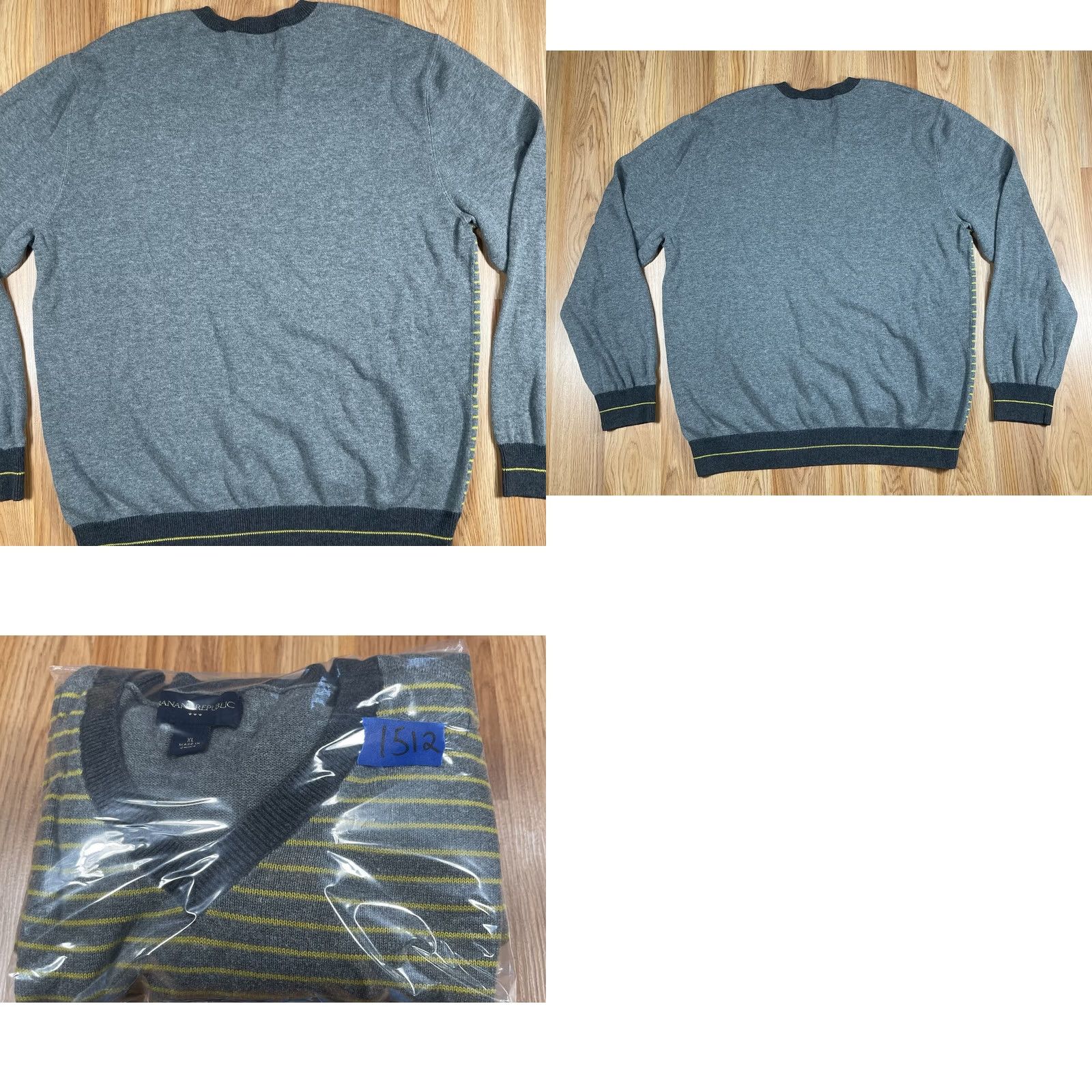 Banana Republic Banana Republic Sweater Men’s Extra Large Long Sleeve Pullover V-Neck Knit Shirt Size US XL / EU 56 / 4 - 9 Thumbnail