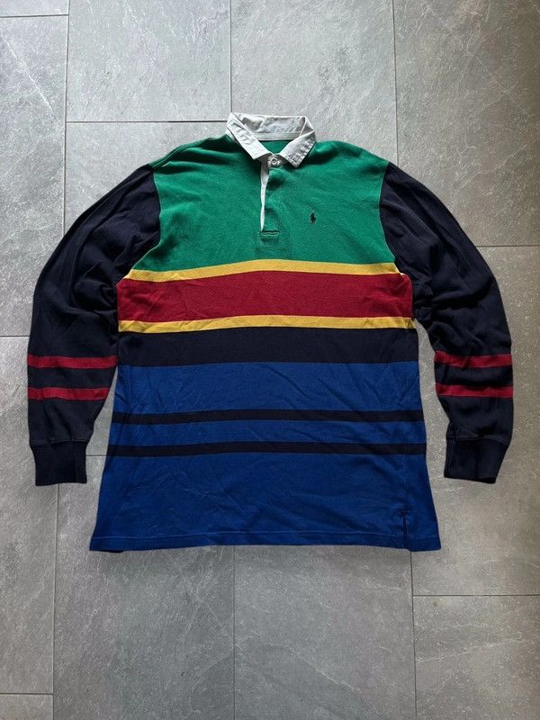Polo Ralph Lauren Polo Ralph Lauren Alpine Small Pony Stripped Rugby Size S Size US S / EU 44-46 / 1 - 1 Thumbnail