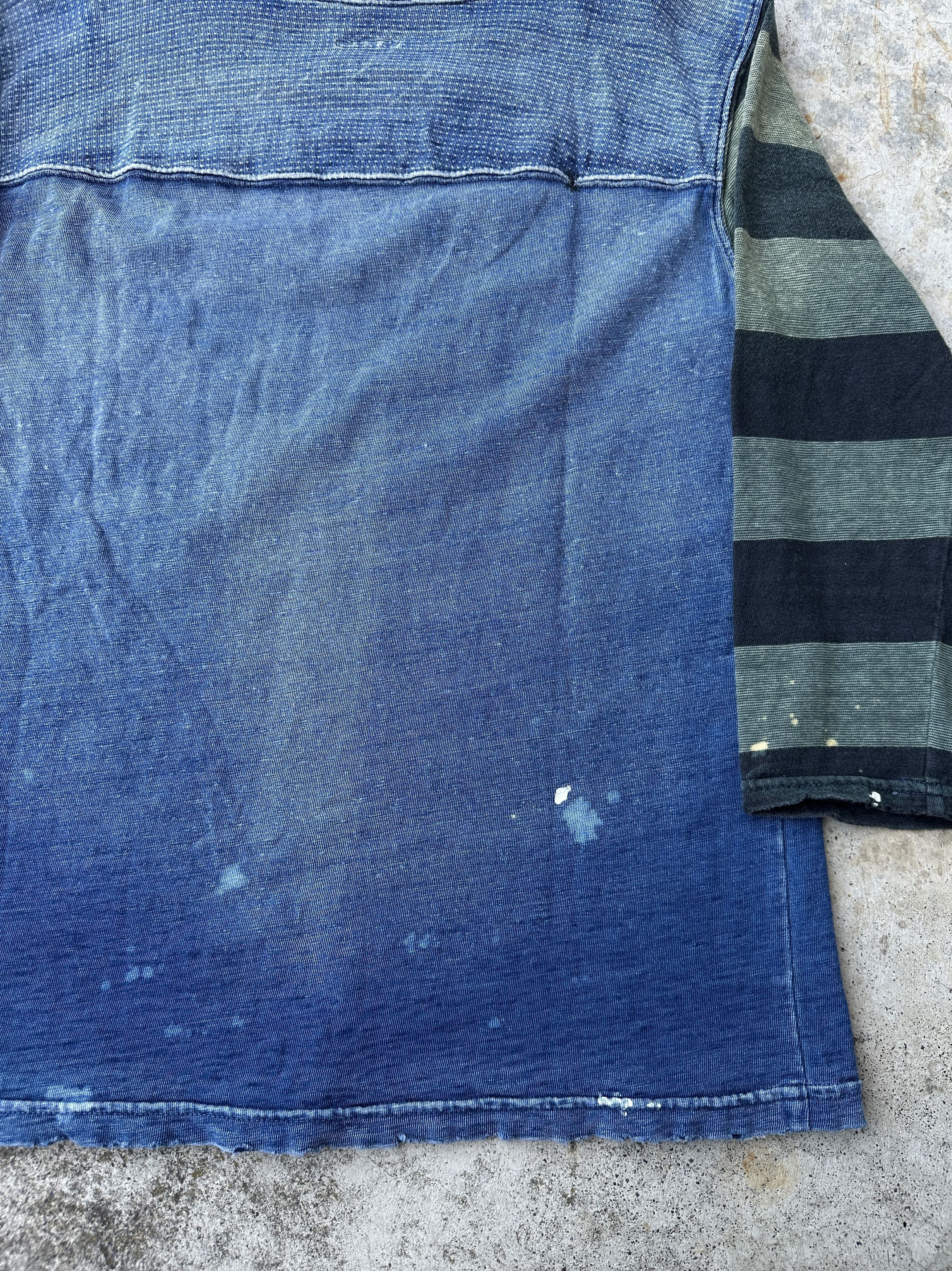 Kapital Kountry Indigo Numbered 43 striped durene jersey prisoner boro tee Size US S / EU 44-46 / 1 - 11 Thumbnail