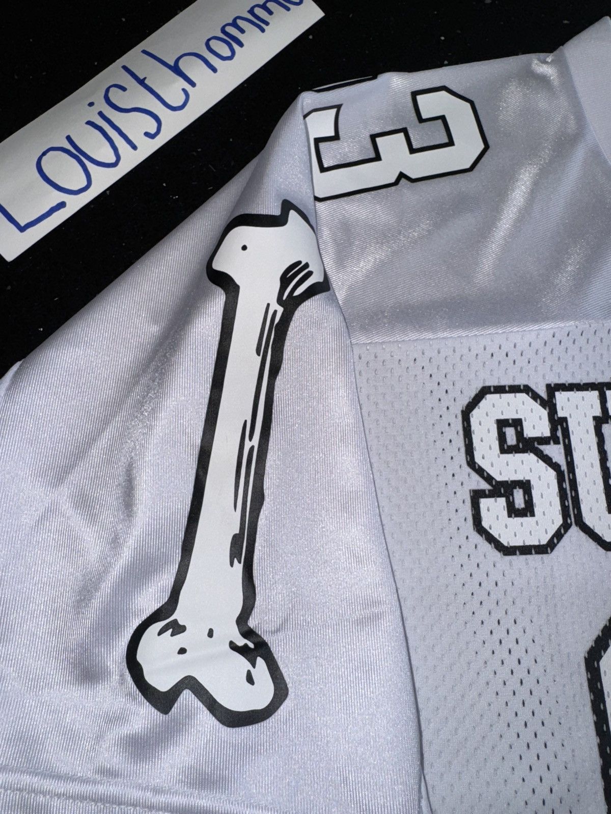 Supreme Supreme Bones White Football Jersey Fw25 Size US M / EU 48-50 / 2 - 6 Thumbnail