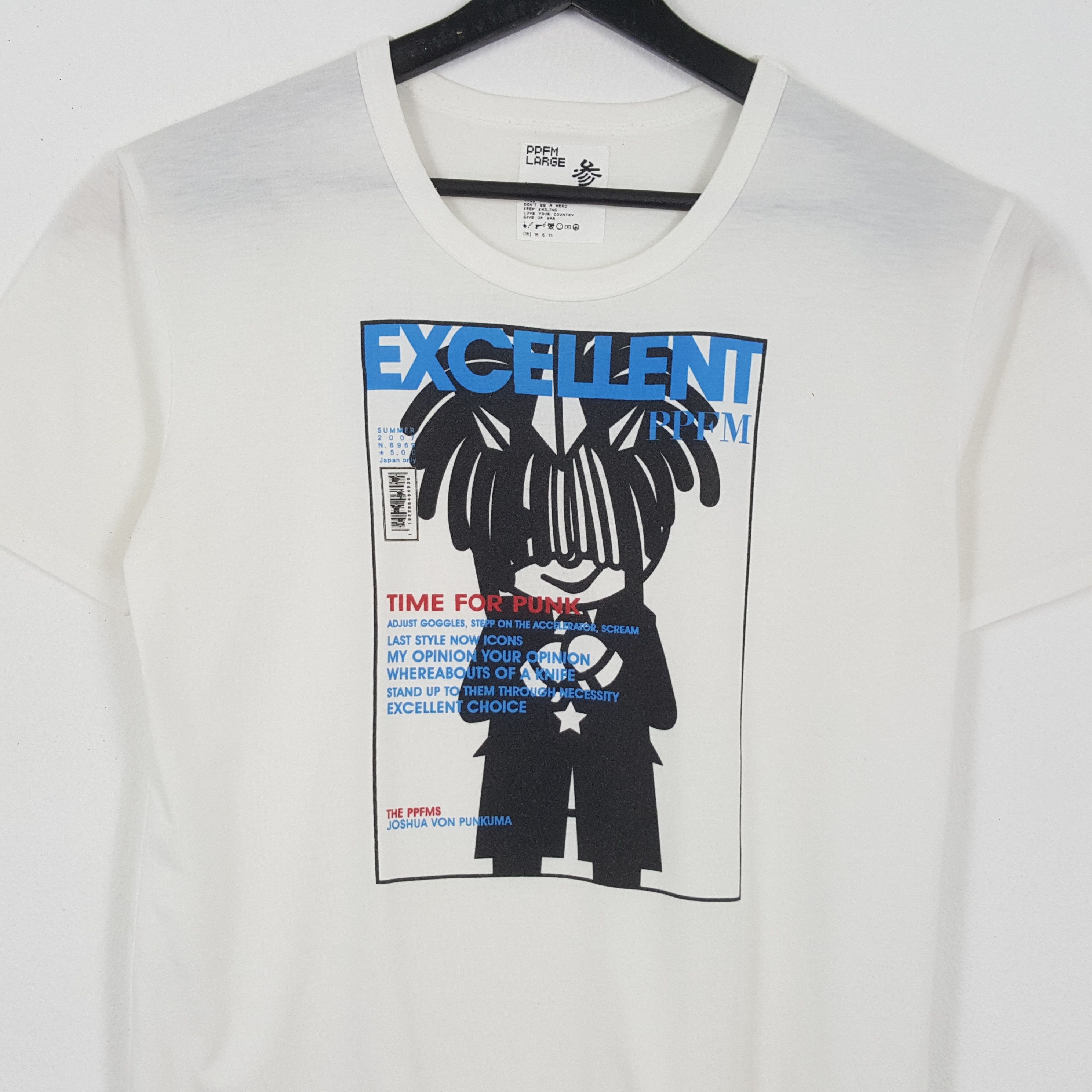 Japanese Brand × PPFM × Vintage PPFM Japanese Brand Streetwear Style Tshirt Size US M / EU 48-50 / 2 - 2 Thumbnail