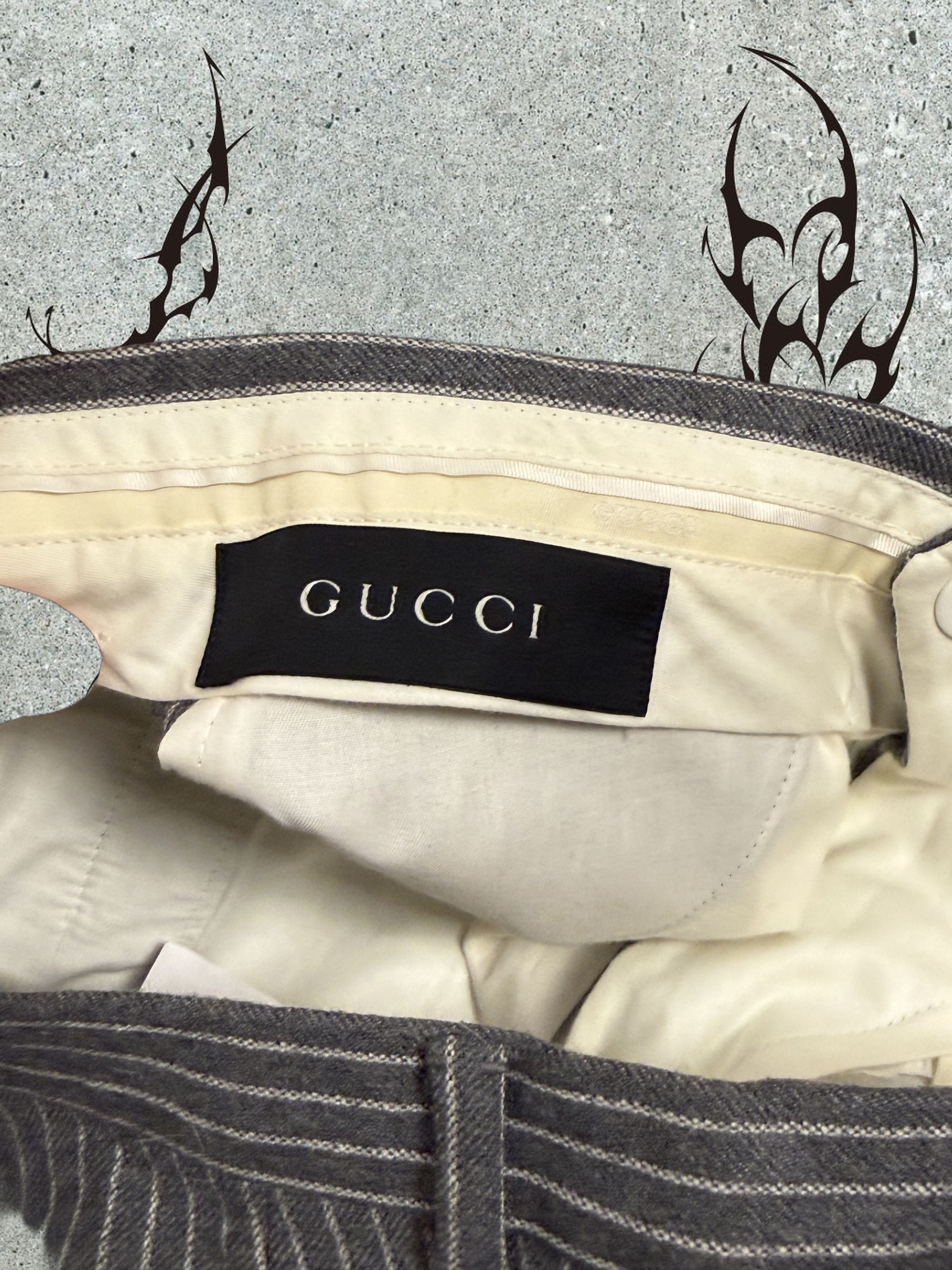 Gucci Gucci mainline pinstripe wool dress pants, size 44R Size US 28 / EU 44 - 7 Thumbnail