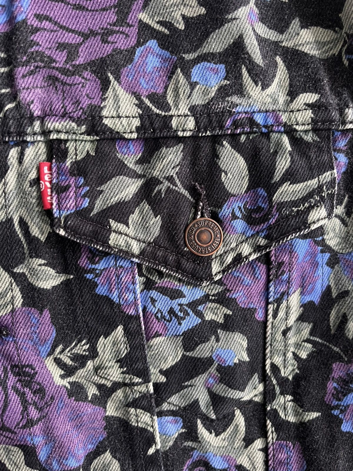 Levi's × Supreme Supreme / Levi’s - Roses Trucker Jacket (SS16) Size US L / EU 52-54 / 3 - 5 Thumbnail