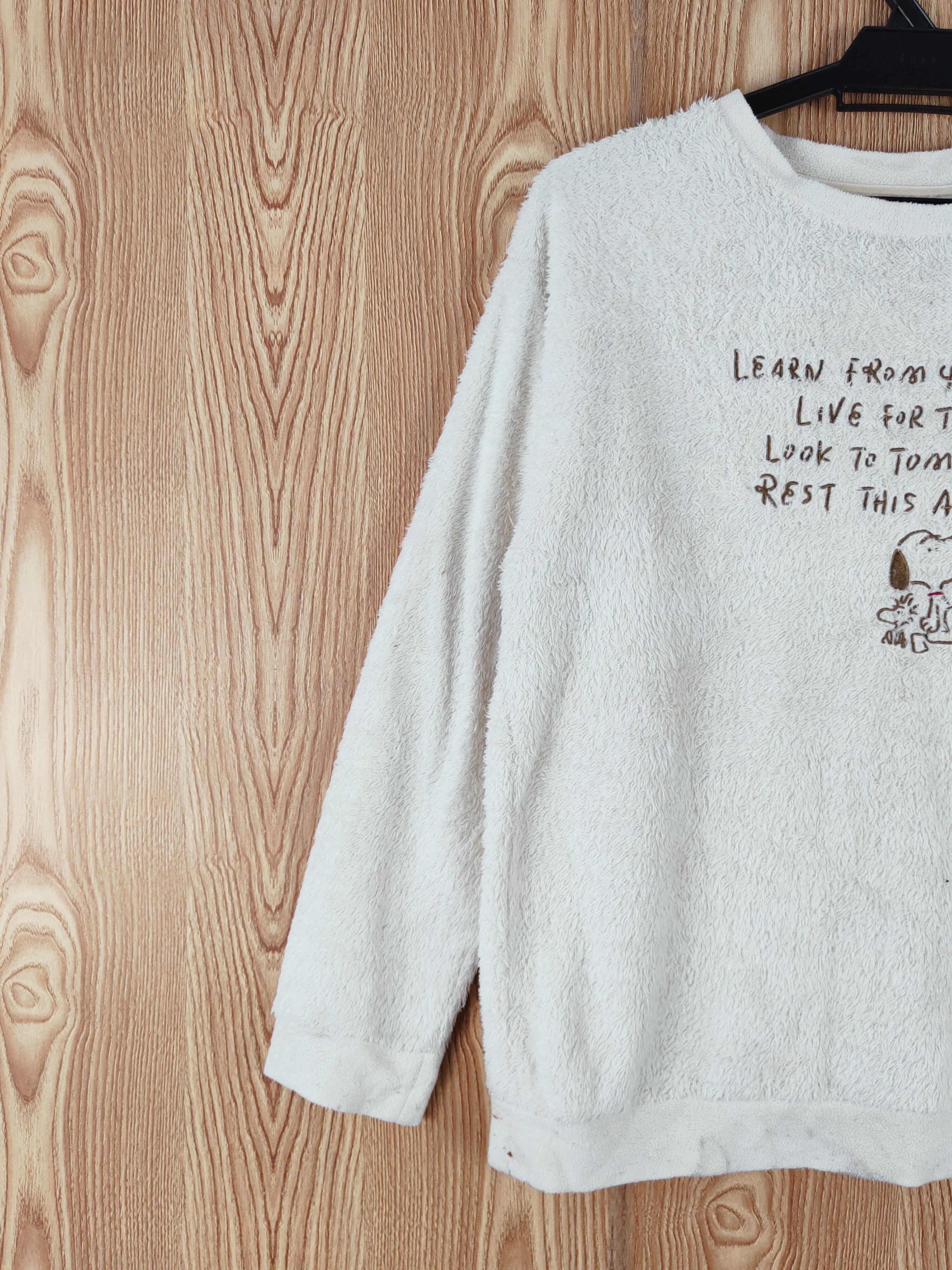 Anime × Japanese Brand × Peanuts Uniqlo X Peanuts X Yu Nagaba Fur fleece Sweatshirts #W041 Size M / US 6-8 / IT 42-44 - 5 Thumbnail