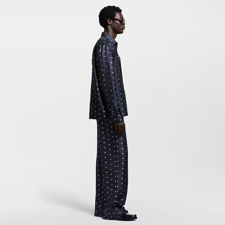 Monogram Silk Pyjama Shirt - 37 S
