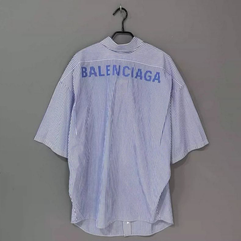 Balenciaga Balenciaga size 34 Back logo short sleeve striped shirt Size US XS / EU 42 / 0 - 2 Thumbnail