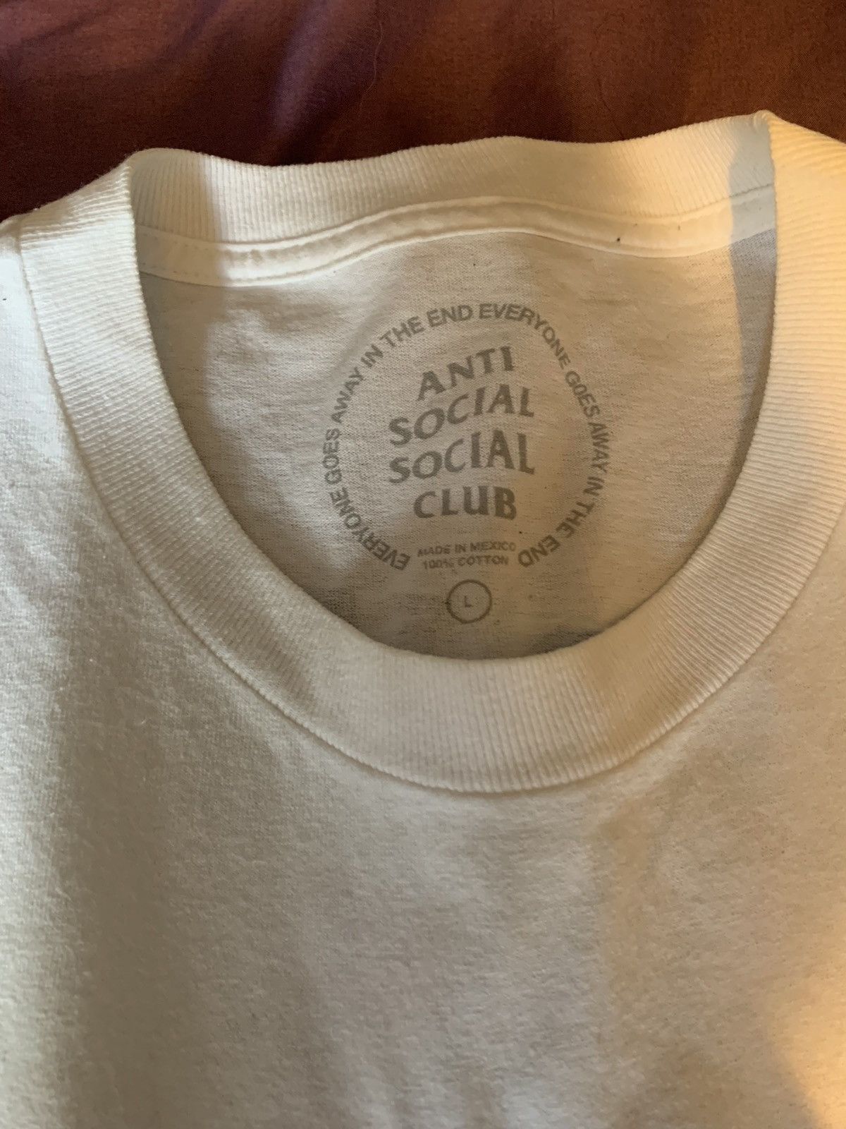 Anti Social Social Club Anti Social Social Club Thank God Tee White Size US L / EU 52-54 / 3 - 4 Thumbnail