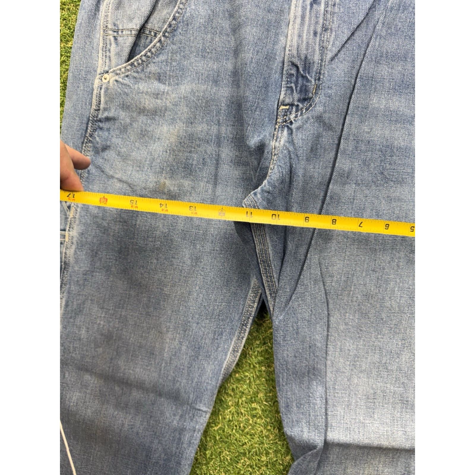 Levi's VINTAGE Levi's Carpenter Jeans Mens 34x34 Wide-Leg Relaxed Denim Blue 90s 00s USA Skater Size US 34 / EU 50 - 3 Thumbnail