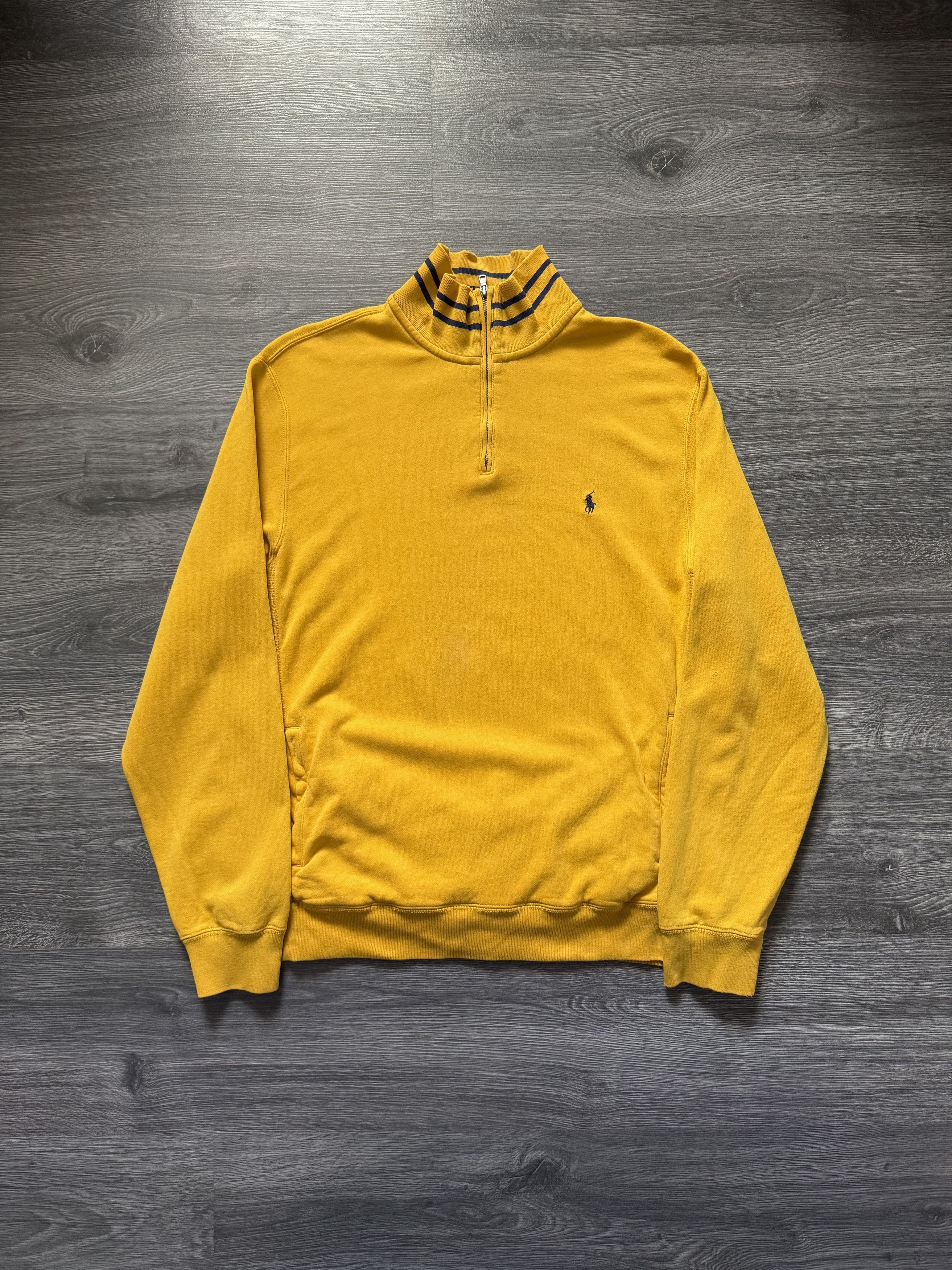 Polo Ralph Lauren Vintage Y2K Polo Ralph Lauren Quarter Zip Distressed Sweater Size US M / EU 48-50 / 2 - 3 Thumbnail