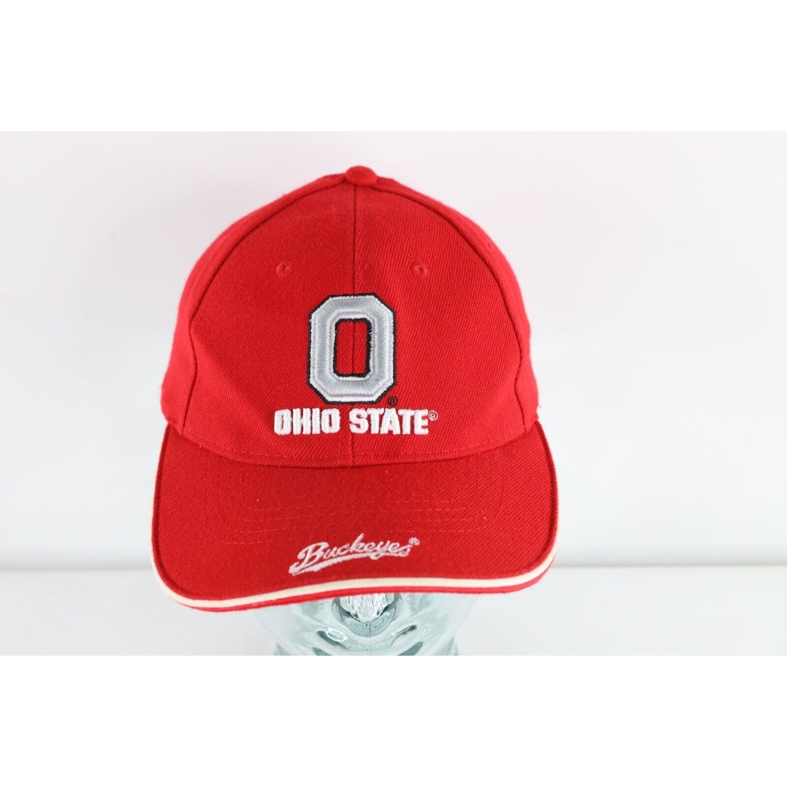 Vintage Vintage 90s Distressed Script Ohio State University Hat Size ONE SIZE - 1 Thumbnail