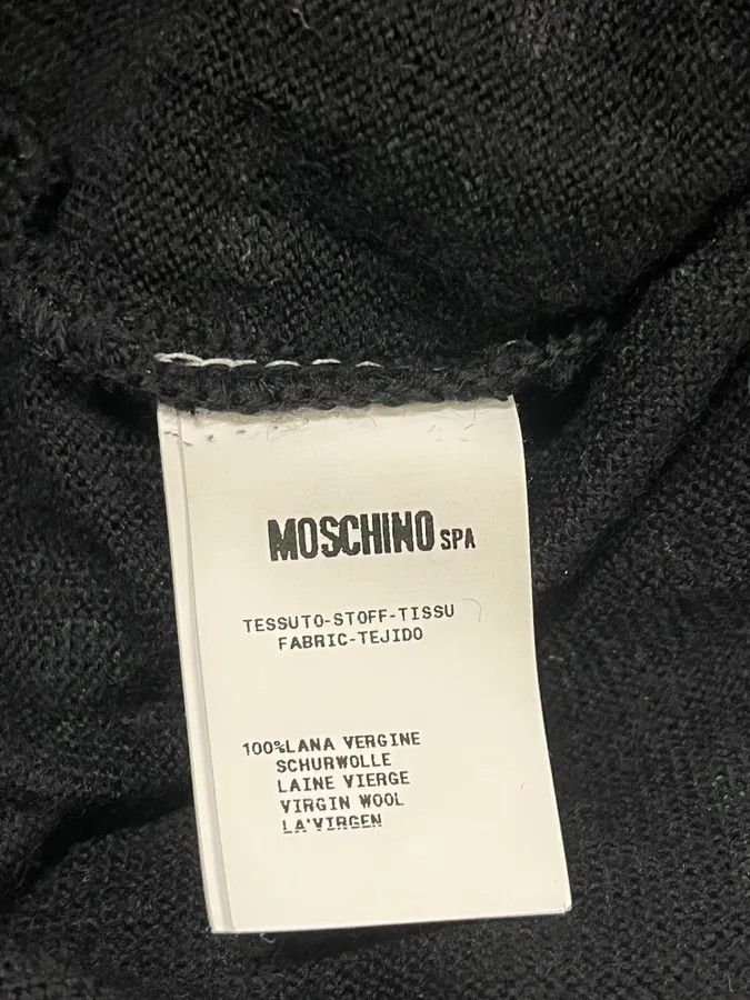 Moschino 2010s Moschino Black & Green Alarm Number Sweater Size US M / EU 48-50 / 2 - 8 Thumbnail