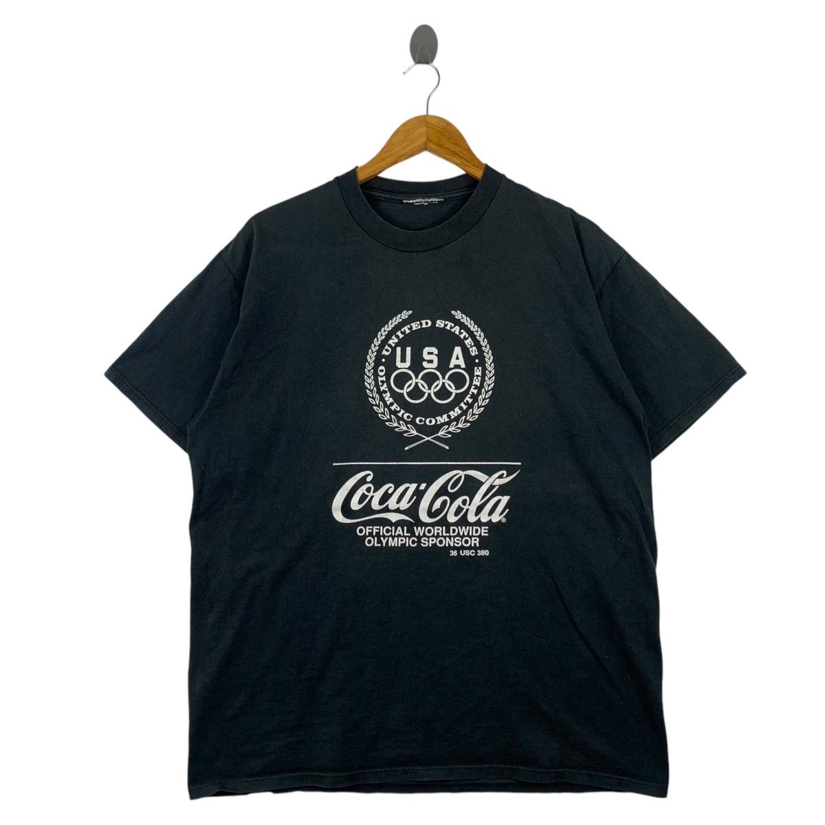 Coca Cola Vintage 90s COCA-COLA COKE Official Olympic Sponsor Shirt Size US L / EU 52-54 / 3 - 1 Thumbnail