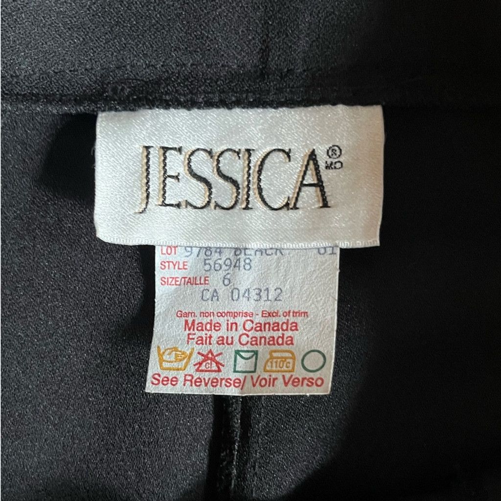 Other Vintage Jessica Black High-Rise Trousers - Size 6 🖤 Size 28" / US 6 / IT 42 - 3 Thumbnail
