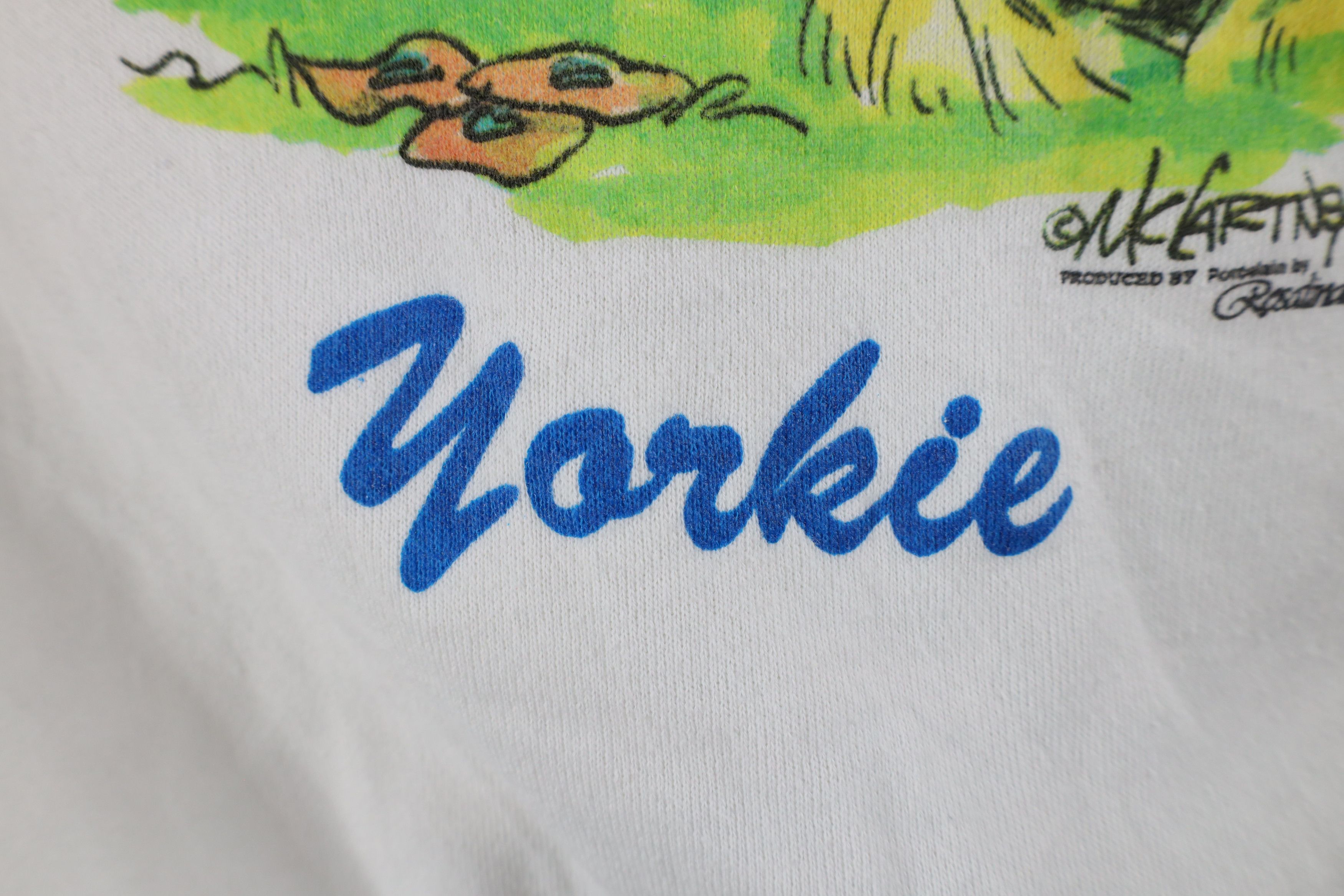 Vintage Vintage 90s Streetwear Yorkie Dog Crewneck Sweatshirt USA Size L / US 10 / IT 46 - 5 Thumbnail