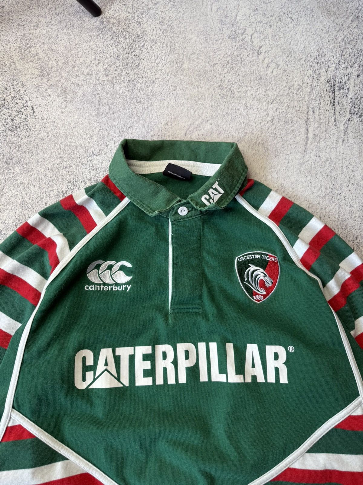 Canterbury of New Zealand LEICESTER TIGERS RUGBY HOME JERSEY SHIRT CANTERBURY 2012-13 Size US XL / EU 56 / 4 - 6 Thumbnail