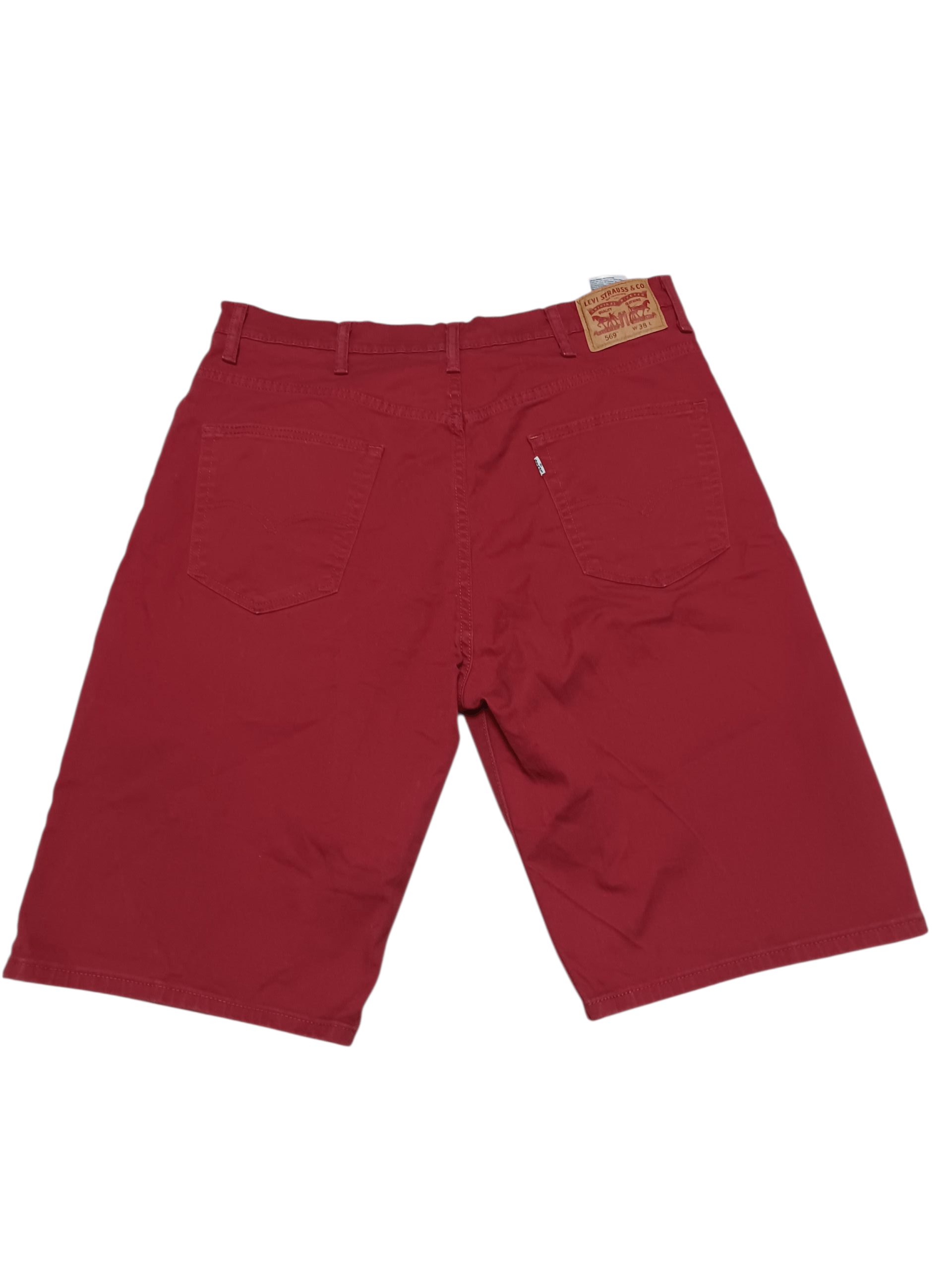 Levi's Vintage Clothing LEVIS VINTAGE FIRE RED DENIM SHORTS W38 MADE IN NICARAGUA Size US 38 / EU 54 - 3 Thumbnail