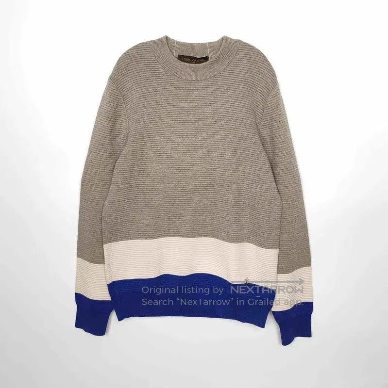 Louis Vuitton Louis Vuitton Men's Gray Knit Sweater . Size US M / EU 48-50 / 2 - 1 Thumbnail