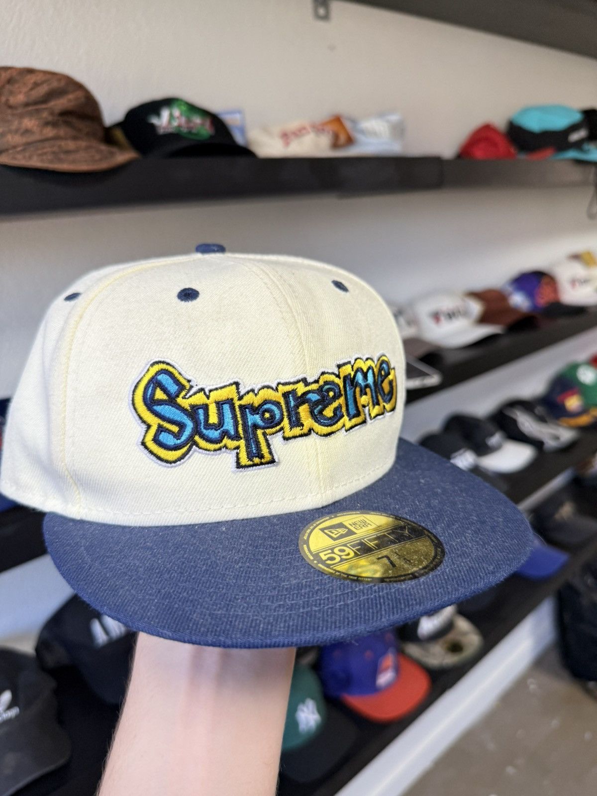 Supreme Supreme Blue SnapBack Hat Size ONE SIZE - 3 Thumbnail