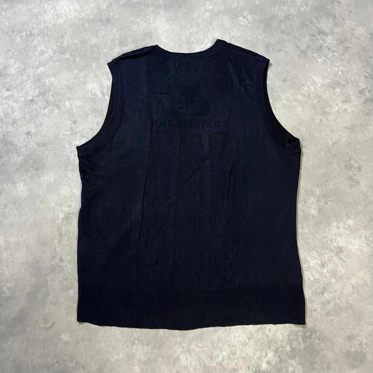 Balenciaga 2000s Archival Balenciaga BB Embroidery Pattern Knitwear y2k Size US M / EU 48-50 / 2 - 2 Thumbnail