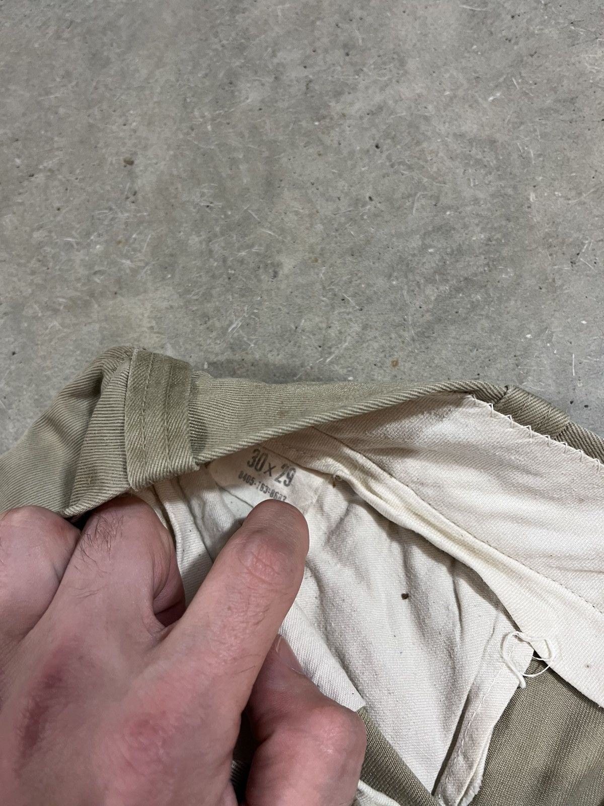 Vintage Vintage 60s US Army Khaki Chino Pants Painter 28x28 Size US 28 / EU 44 - 6 Thumbnail