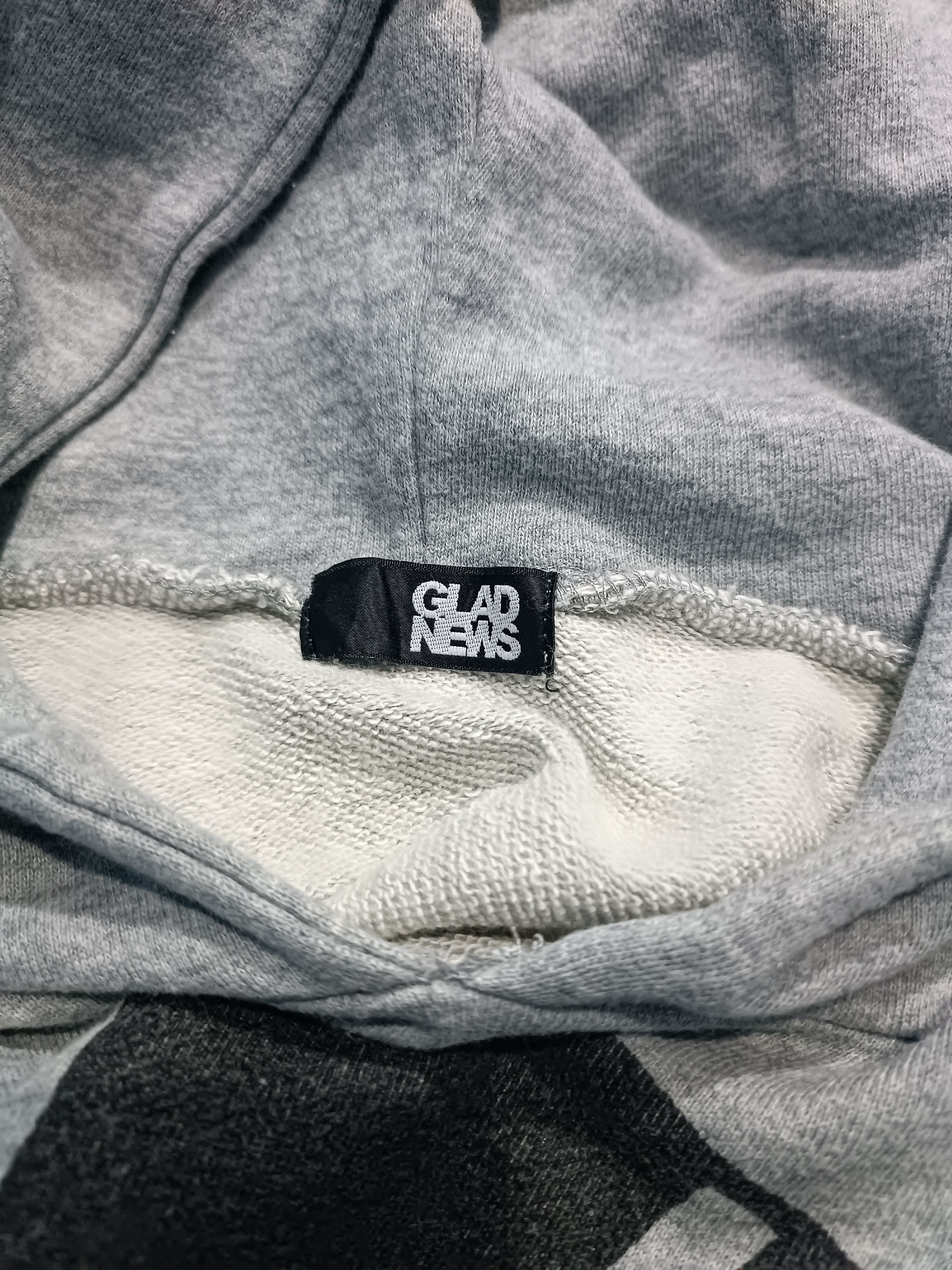 Hysteric Glamour × Japanese Brand × Le Grande Bleu (L.G.B.) Glad News Skull Head Sweater Hoodie Size US L / EU 52-54 / 3 - 7 Thumbnail