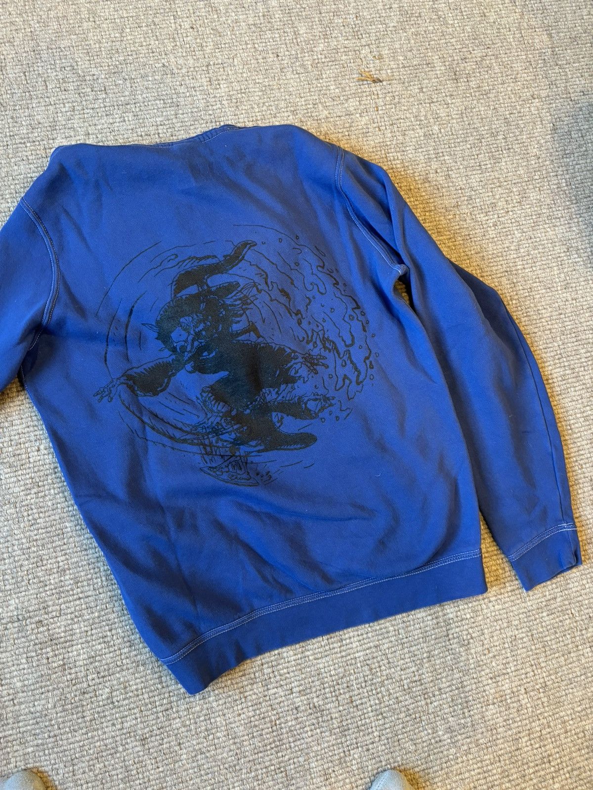 ERL ERL Nike Dover Street LA Blue Hoodie Size US M / EU 48-50 / 2 - 7 Thumbnail