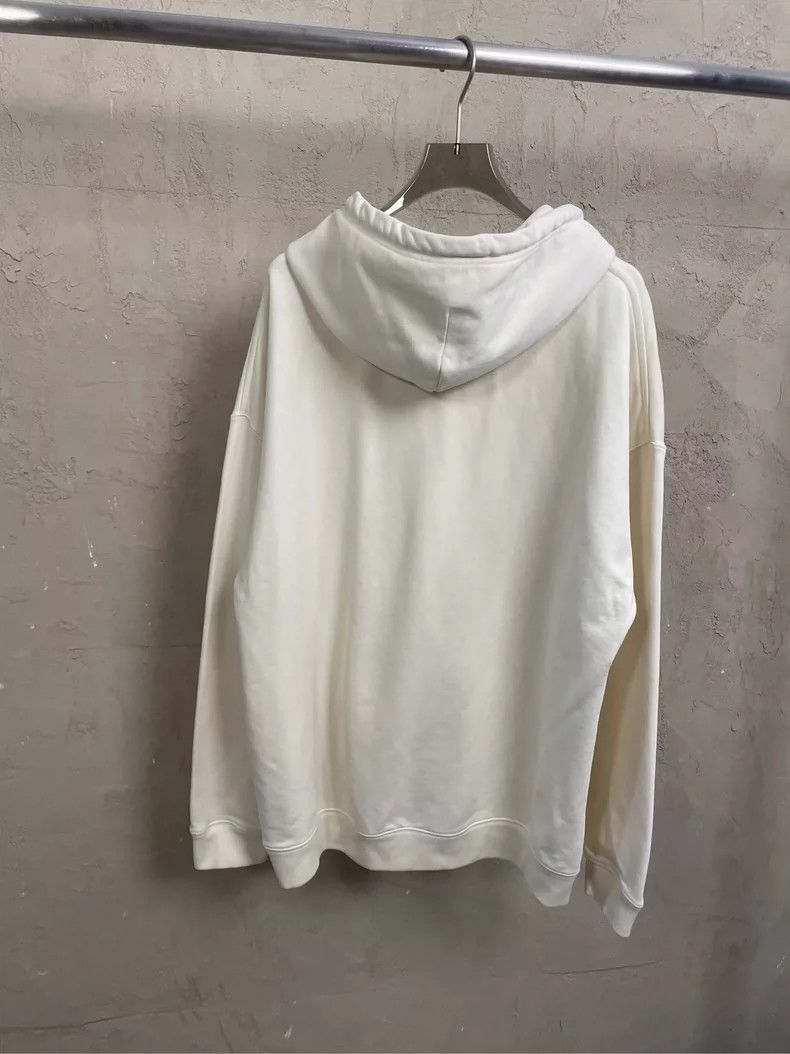 Loewe loewe Beige leather logo hooded sweatshirt hoodie 2506-Next Size US L / EU 52-54 / 3 - 2 Thumbnail