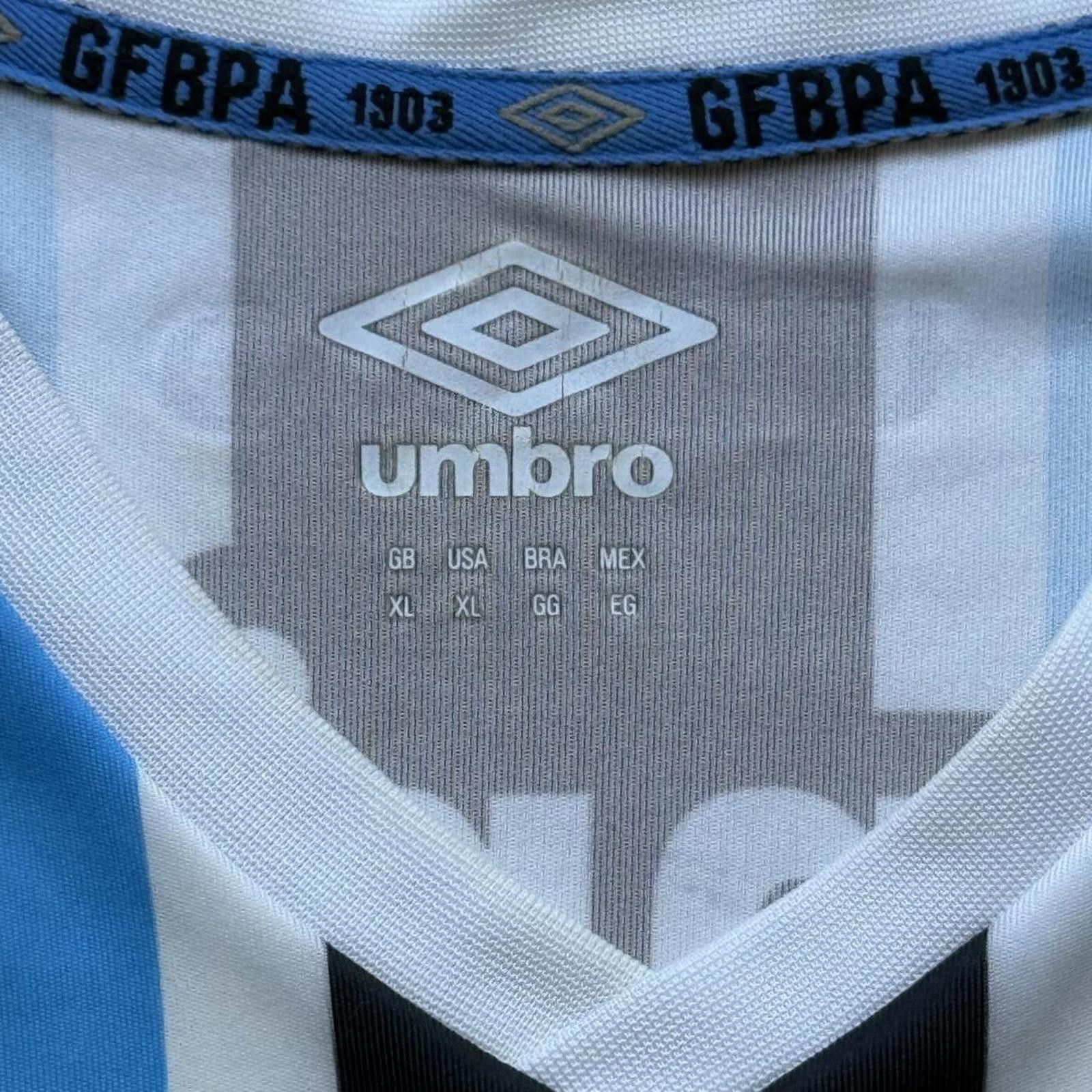 Umbro Umbro Gremino Porto Alégrense 2015 Soccer Futbol Jersey Size US XL / EU 56 / 4 - 5 Thumbnail